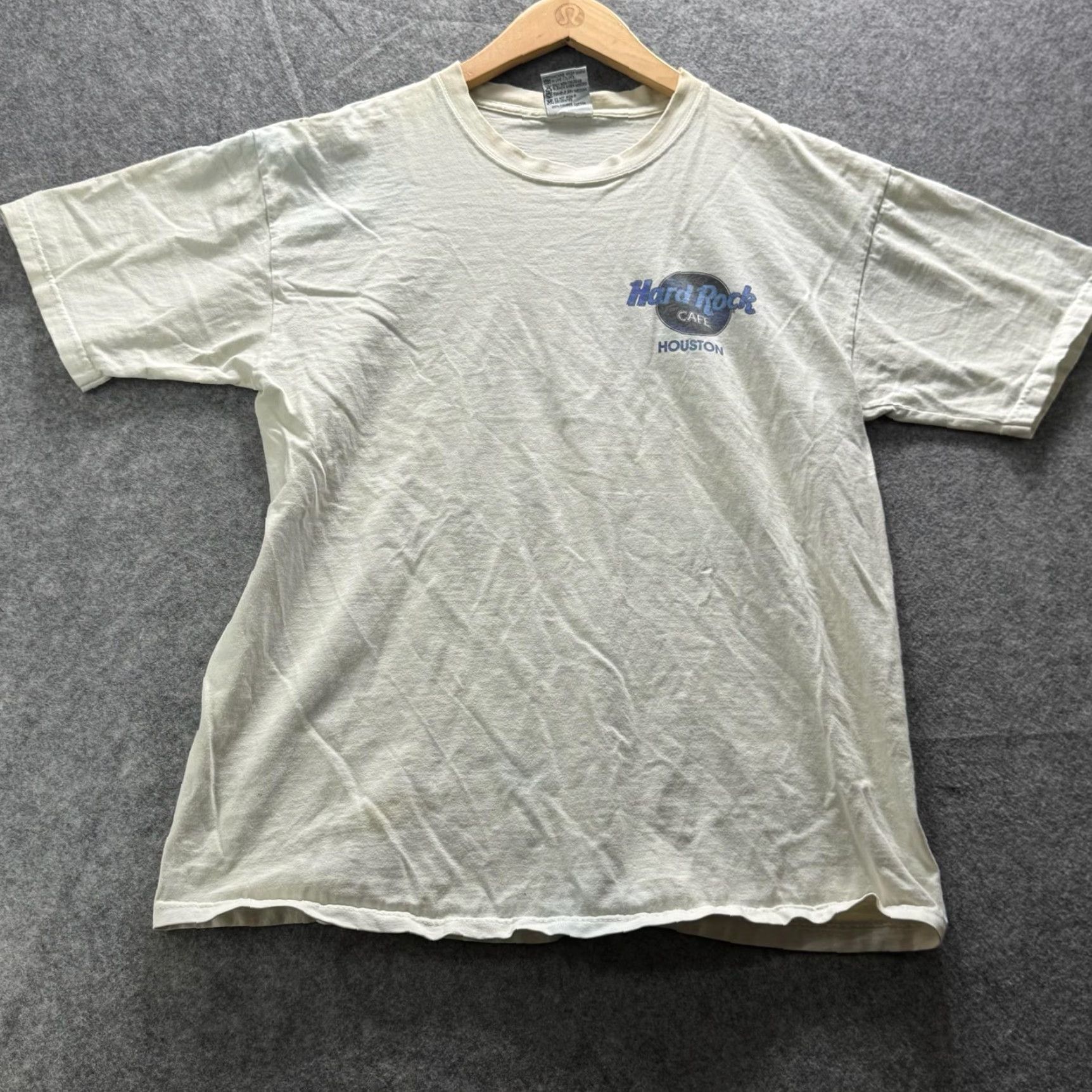 Hard Rock Cafe VTG Hard Rock Cafe Shirt Mens L White Houston Graphic Tee Crewneck Cotton Shirt Mens L White Houston Logo Crewneck Short Sleeve Graphic Tee Size US L / EU 52-54 / 3 - 2 Thumbnail