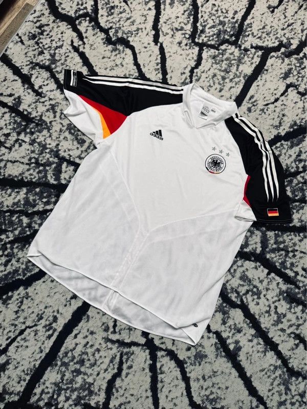 Adidas Vintage Adidas German National Team T-shirt white black XXL Size US XXL / EU 58 / 5 - 2 Thumbnail