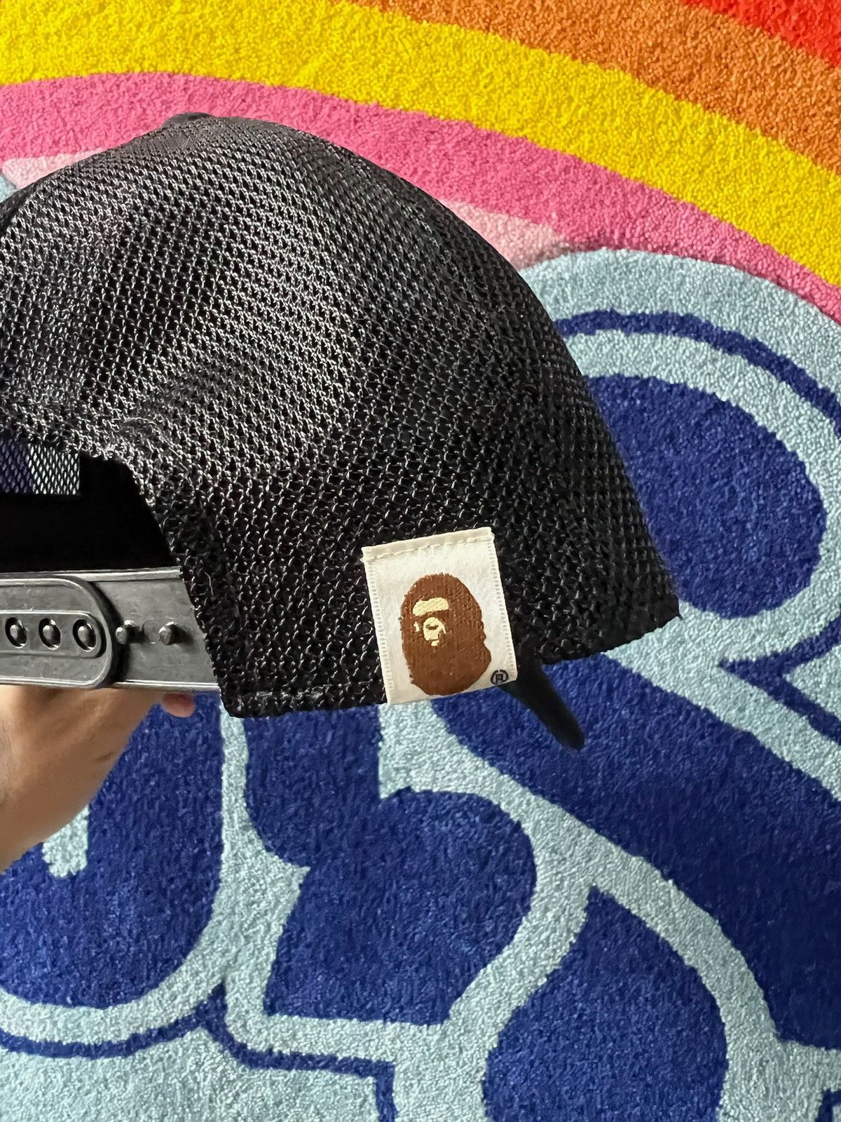 Bape Bape Trucker Hat Size ONE SIZE - 6 Thumbnail