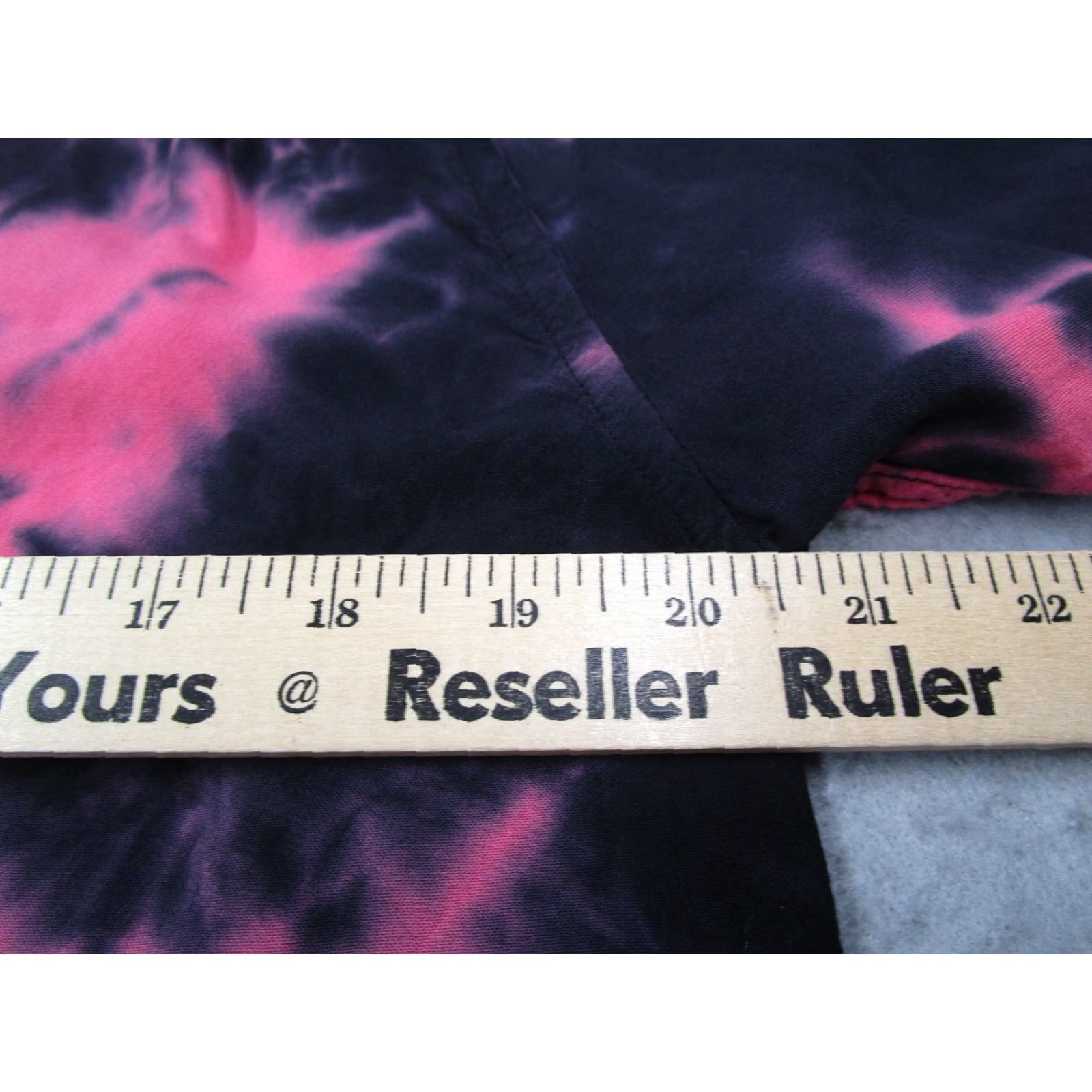 Disney Disney Men's Medium Pink Tie Dye Button-Up Shirt with Loop Collar - Halloween Hawaiian Style Size US M / EU 48-50 / 2 - 6 Thumbnail