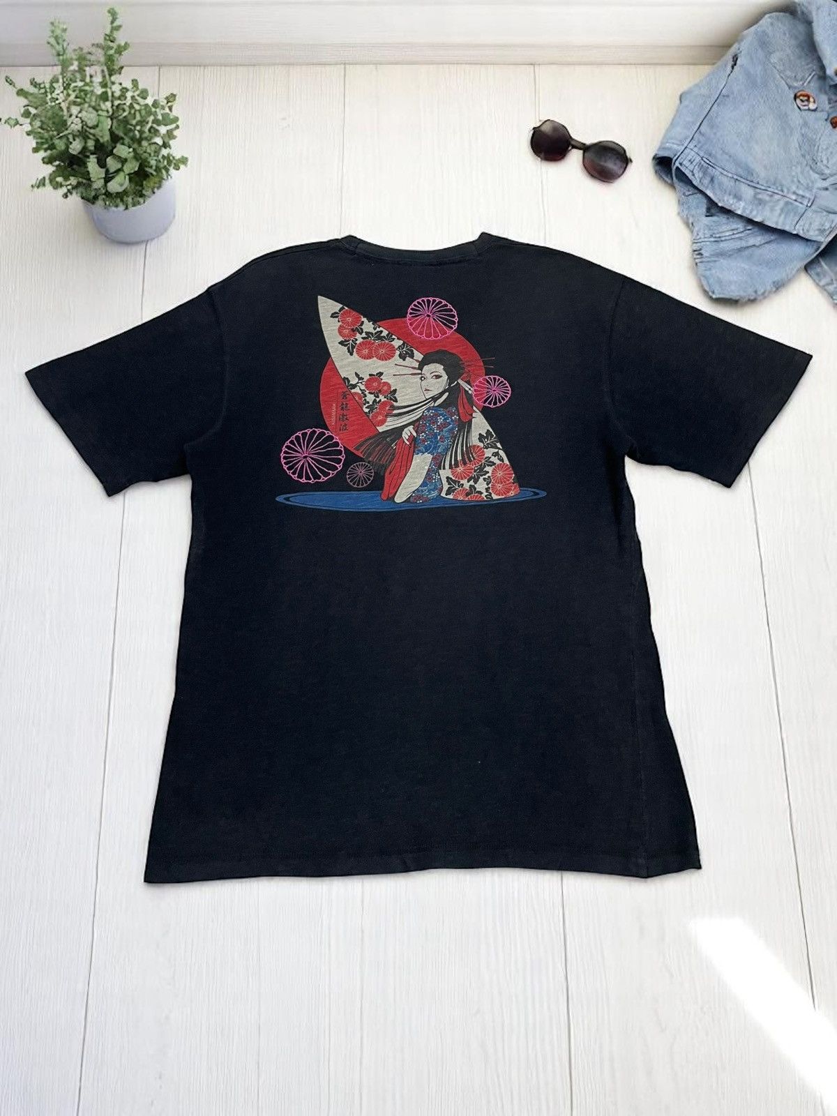 Hysteric Glamour × Japanese Brand × Vintage Kissmark Geisha Embroidery Umbrella Yakuza Japanese Culture Size US M / EU 48-50 / 2 - 1 Thumbnail