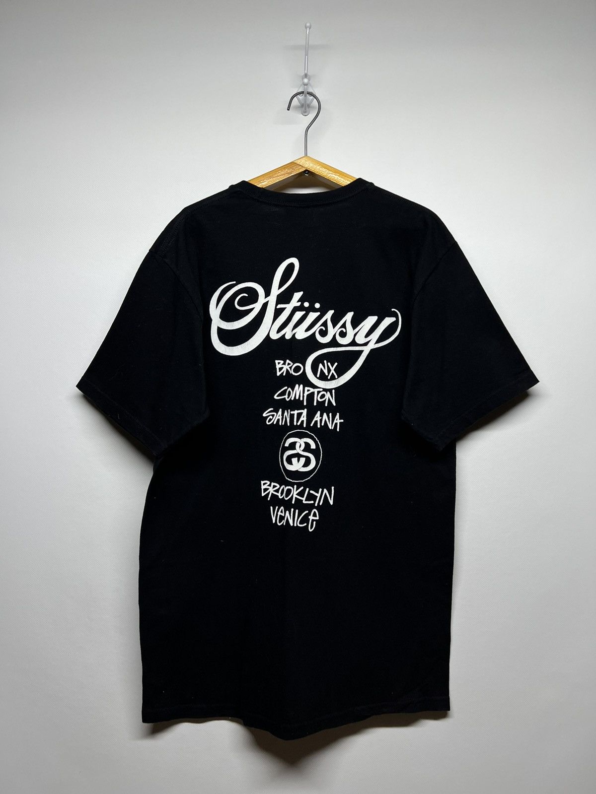 Stussy Vintage Y2k Stussy 🖤 World Tour T-Shirt 00’s Size US M / EU 48-50 / 2 - 6 Thumbnail