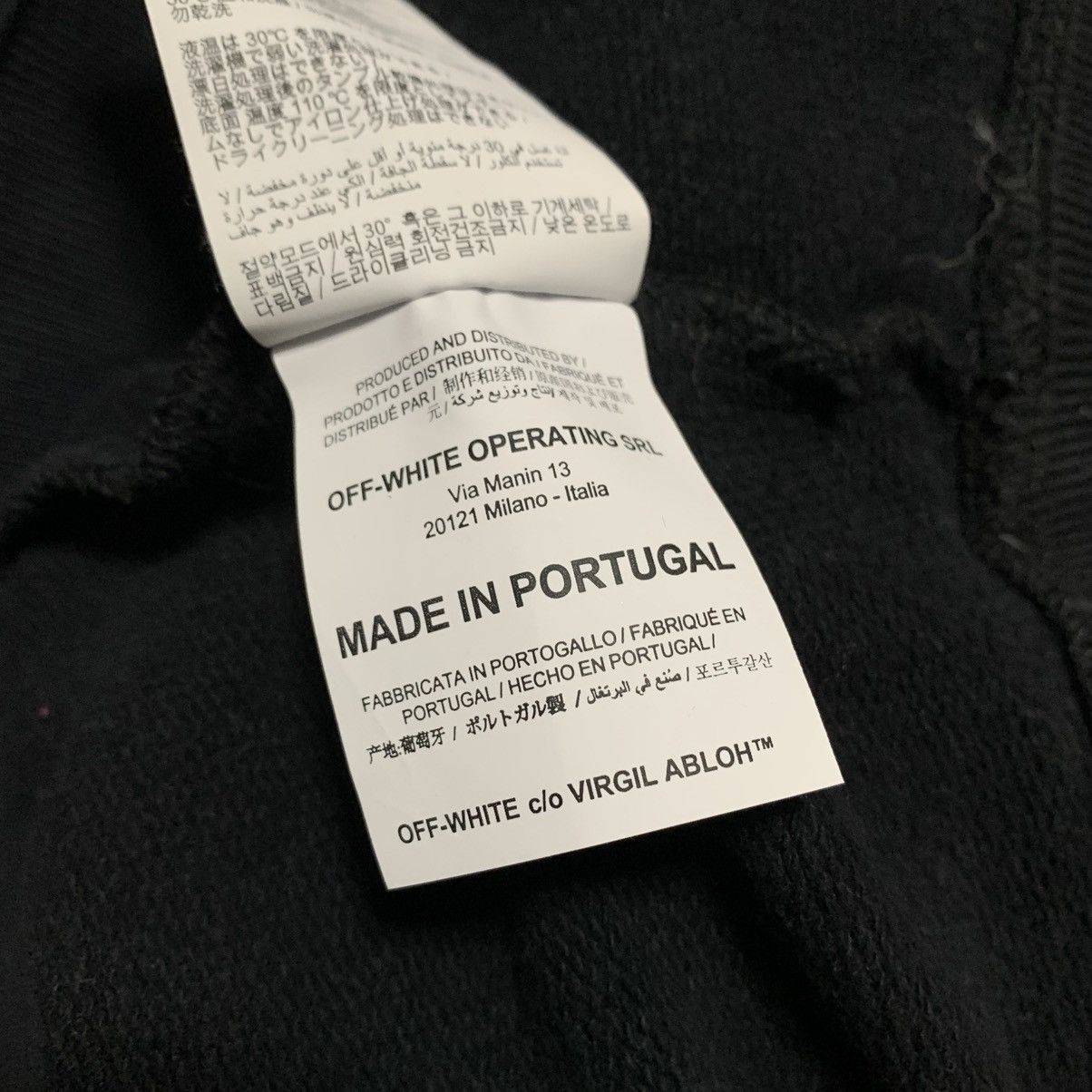 Off-White Off White Medium Mariana De Silva Black Sweatshirt Virgil Size US M / EU 48-50 / 2 - 11 Thumbnail