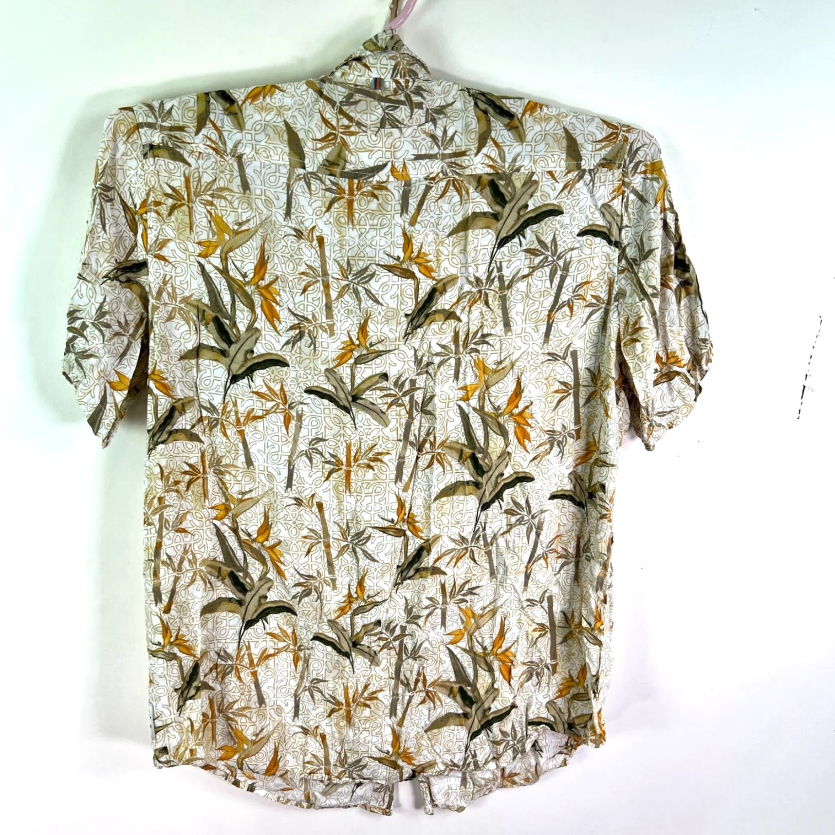 Vintage Margaritaville Shirt Mens XL Blue Floral Short Sleeve Button-Up Casual Regular Fit Garden Party Summer Comfort Size US XL / EU 56 / 4 - 7 Thumbnail