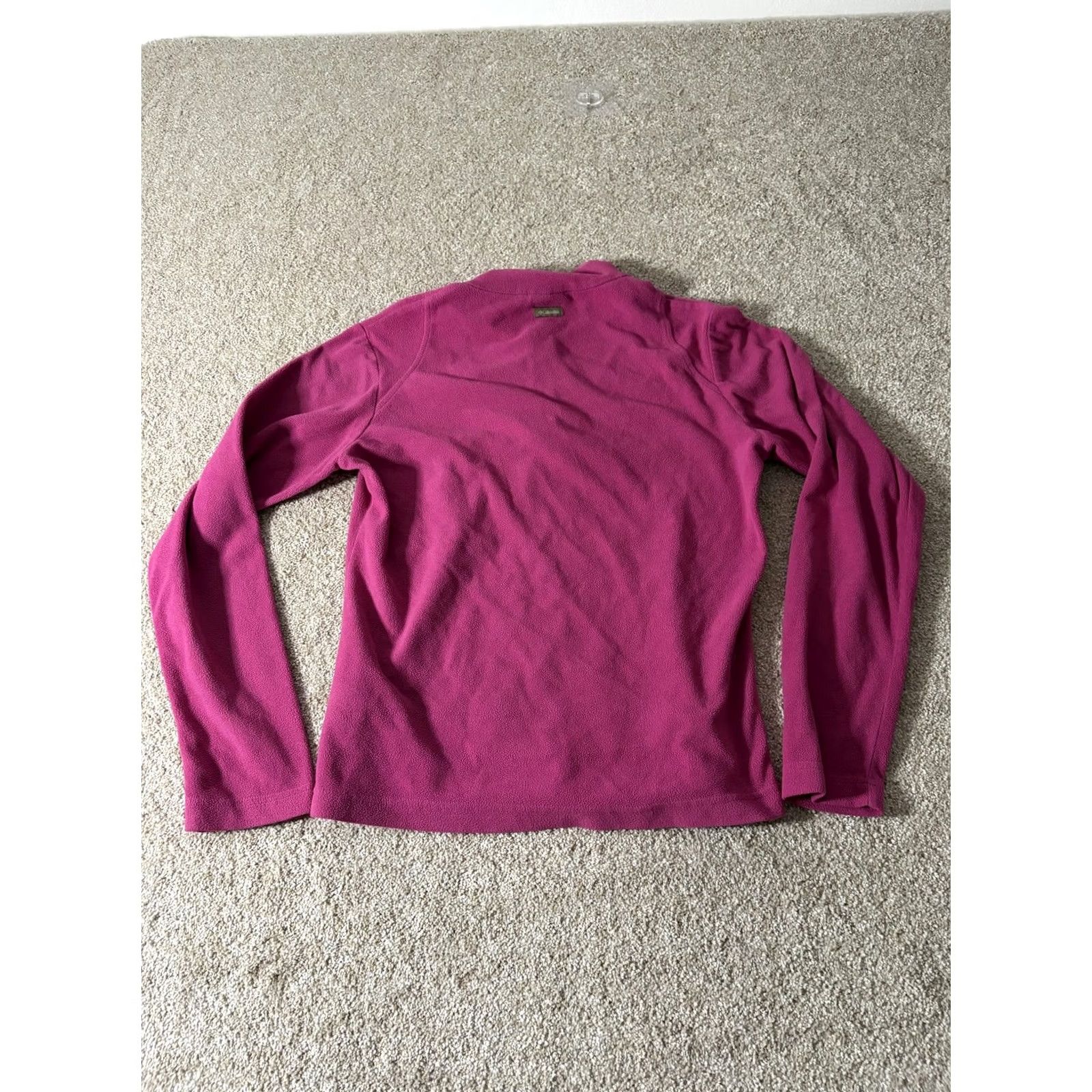 Pinko Columbia Pullover Womens Small Pink 1/4 Zip Mock Neck Fleece Hiking Shirt Size S / US 4 / IT 40 - 7 Thumbnail