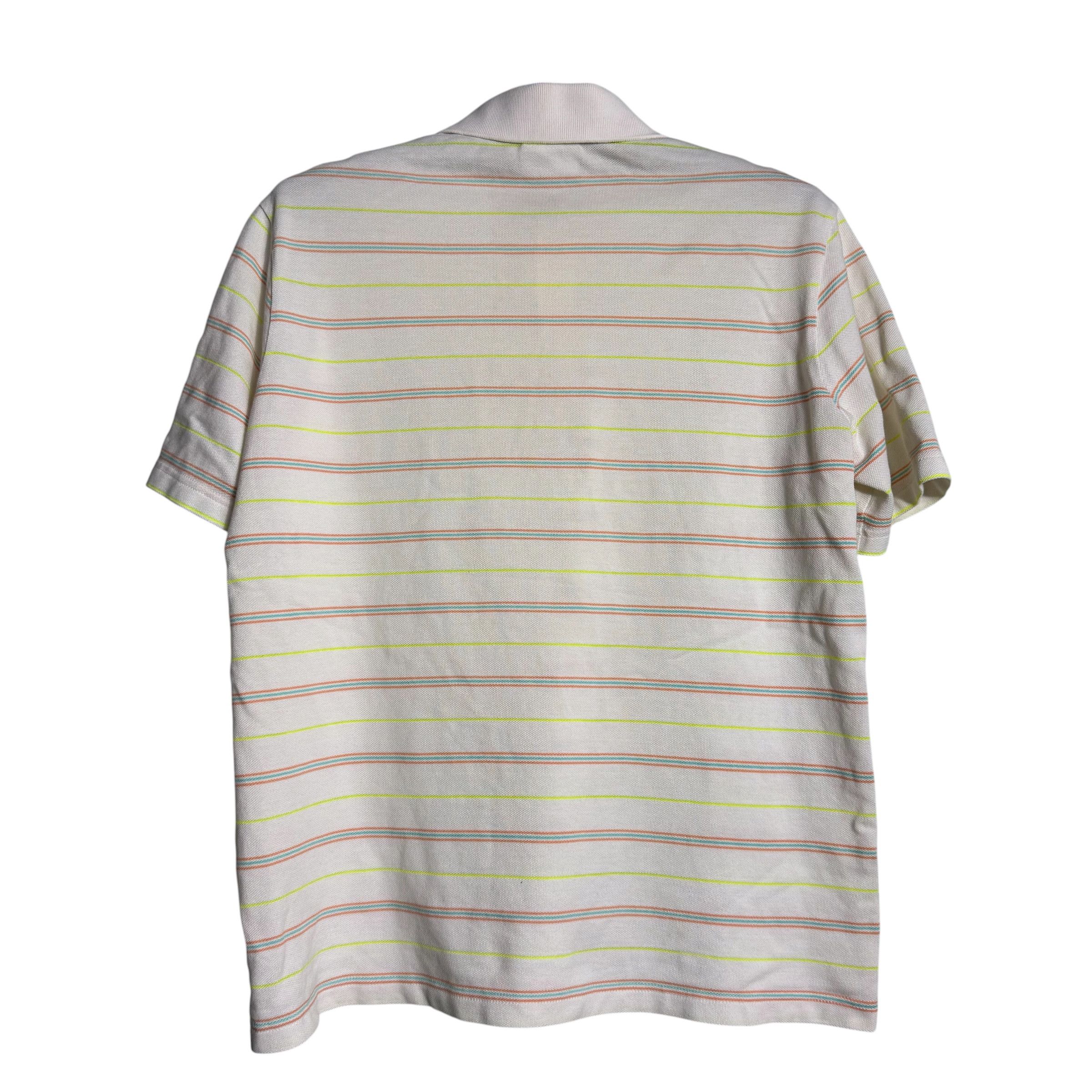 Lacoste 🔥RARE🔥Vintage Lacoste Stripes Polo Shirt Made In Japan Size US XL / EU 56 / 4 - 3 Thumbnail