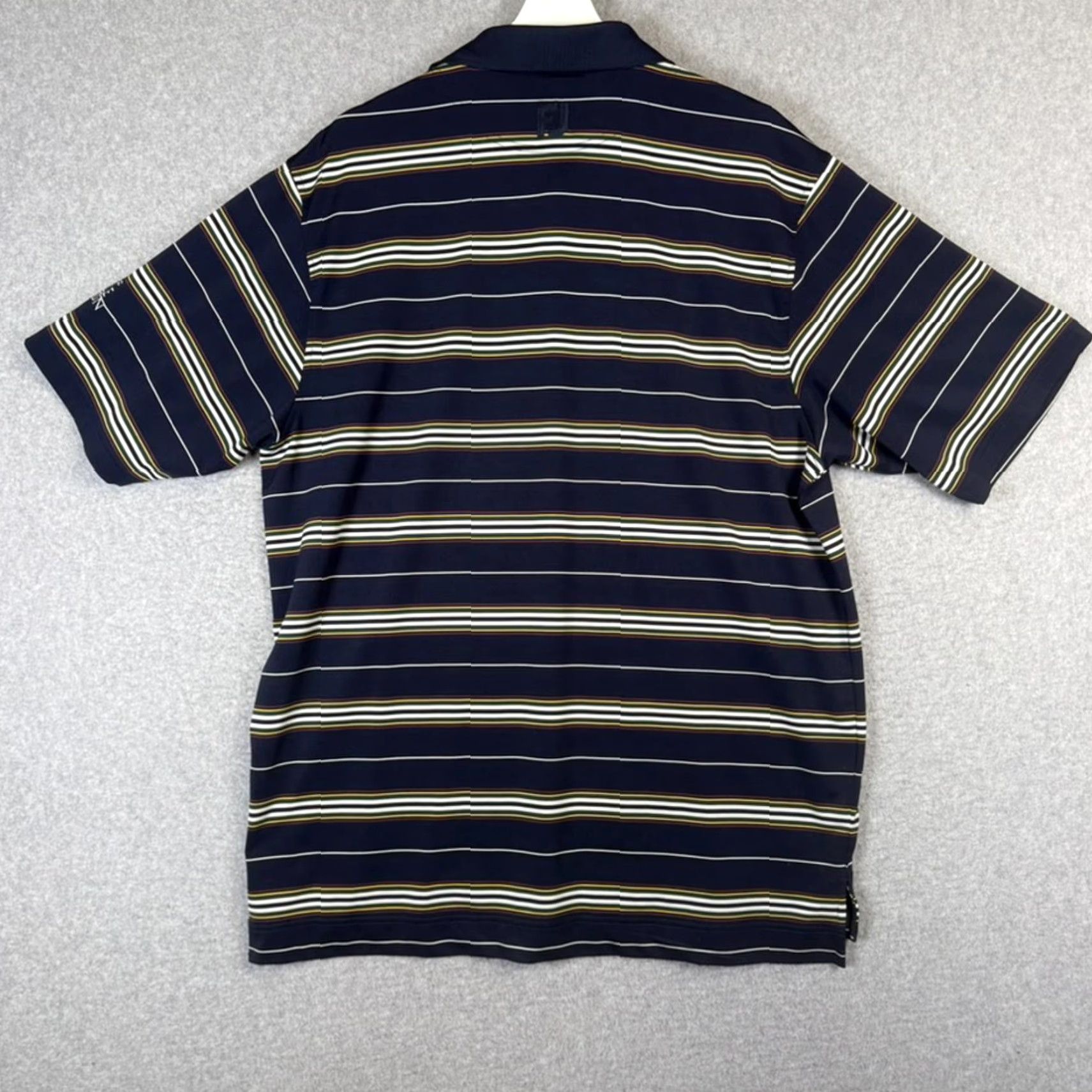 Footjoy FootJoy Polo Shirt Black Striped Performance Shirt Golf Steele Canyon Men L Size US L / EU 52-54 / 3 - 6 Thumbnail