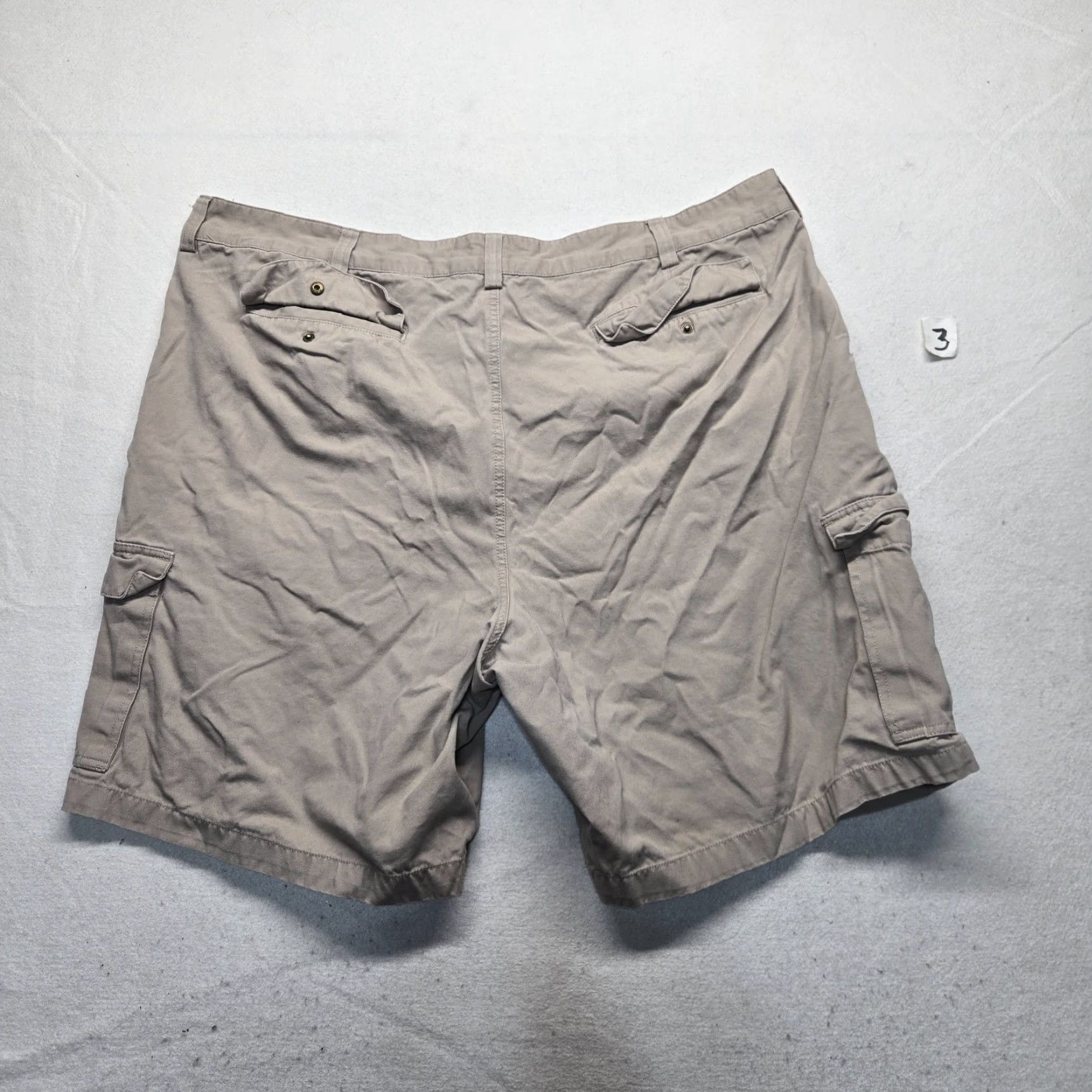 Chaps Chaps Cargo Shorts Adult Men's Size 46 Tan Brown 100% Cotton Cargo Pocket Pockets Size US 30 / EU 46 - 7 Thumbnail
