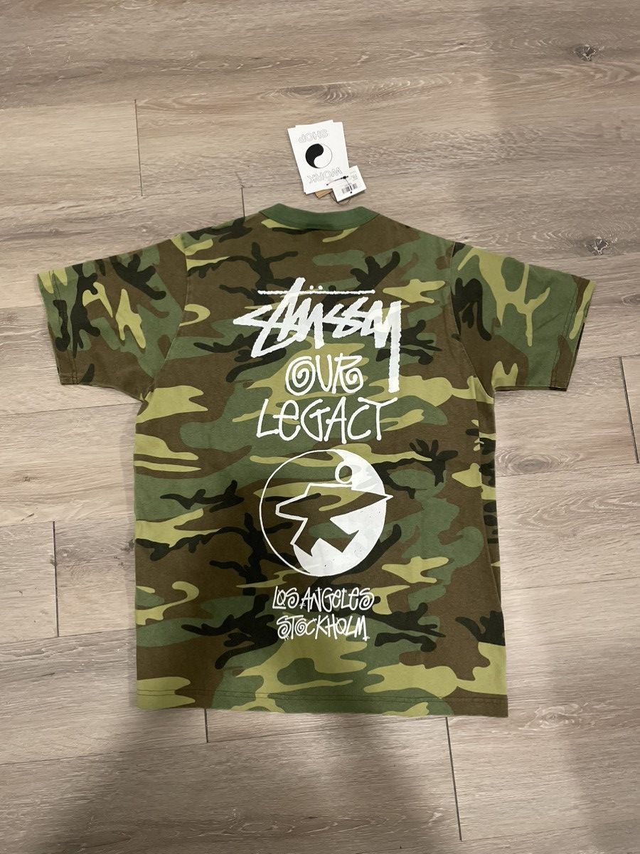 スケートボード Stussy x Our Legacy Work Shop Tee\"Camo\" スケートボード Stussy x Our Legacy Work Shop Tee