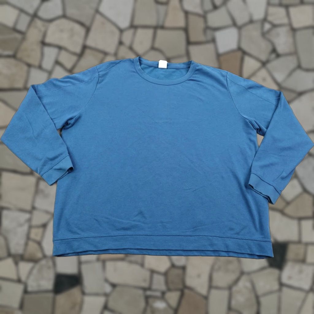 Nike Nike Sweatshirt Mens 2XL Tall Blue Therma-FIT Crewneck Pullover Fleece Cotton Blend Yoga Outdoors Sports Thermo-Fit Logo Crew Neck Big & Tall Men Size US XXL / EU 58 / 5 - 1 Thumbnail