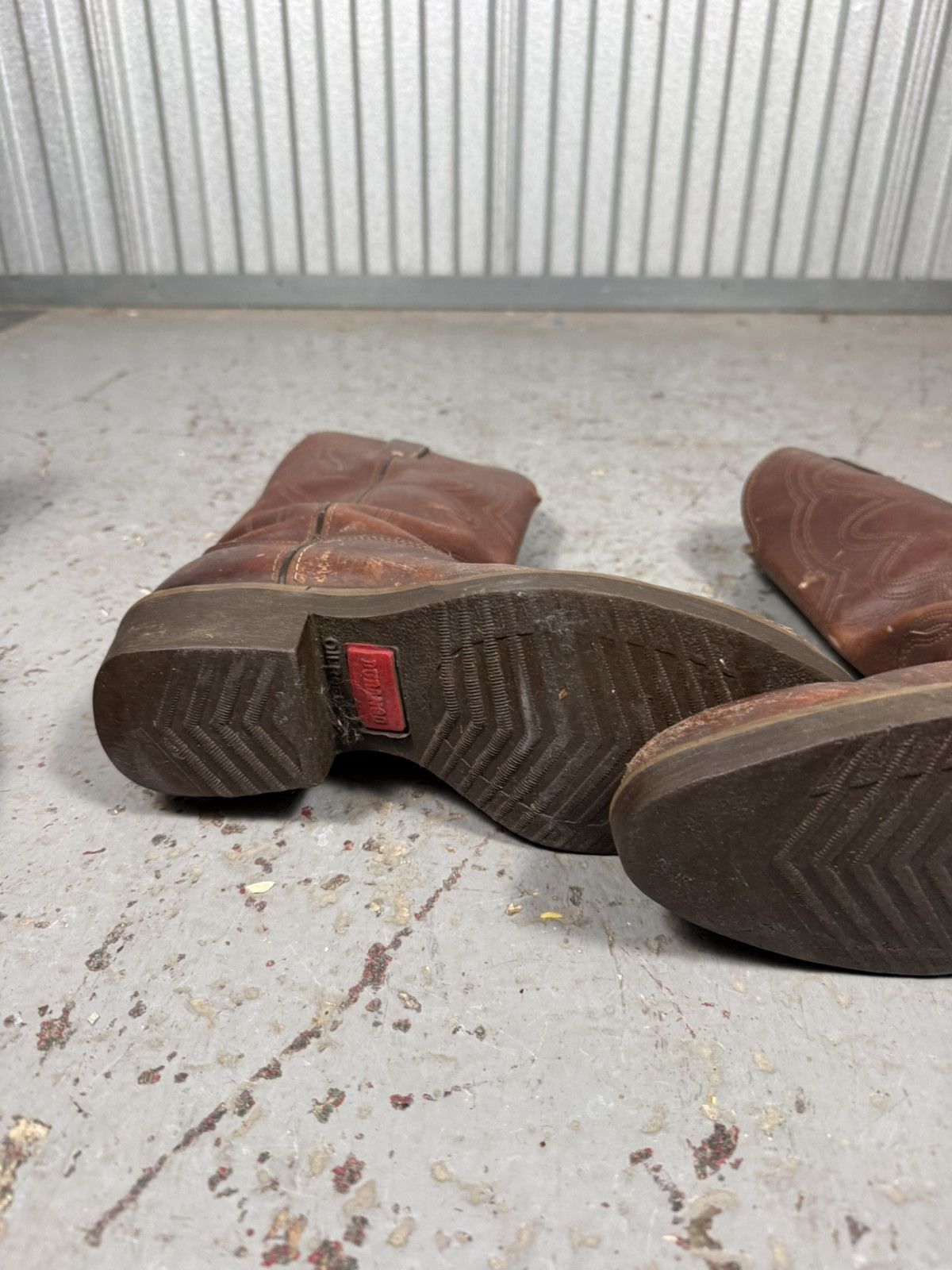 Durango 90s Vintage Durango Usa MadeRound toe Cowhide Cowboy Boots Size US 8 / EU 41 - 2 Thumbnail