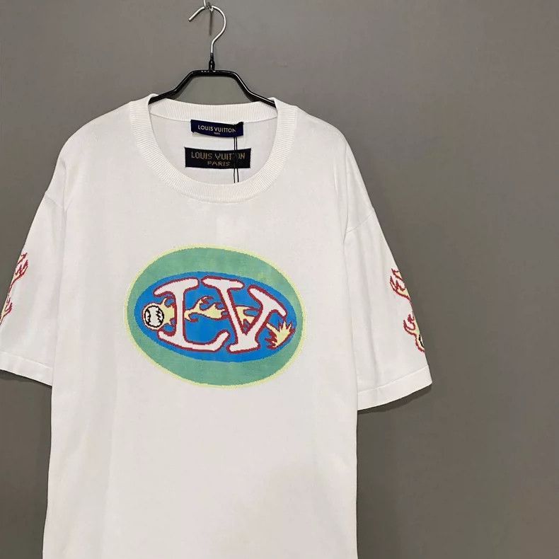 Prada White Flower Lace Print Short Sleeve Shirt-2506 Size US XXL / EU 58 / 5 - 2 Thumbnail