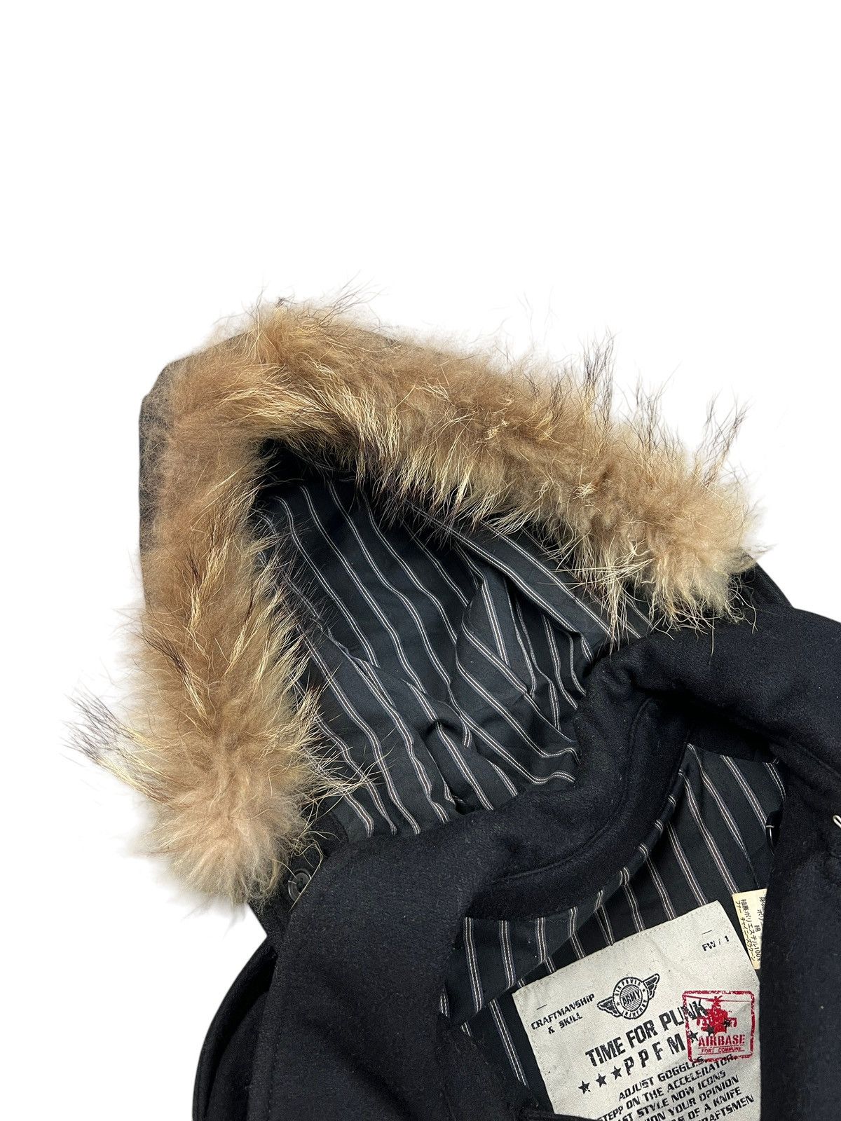 PPFM PPFM ‘Time For Punk” Fur Hooded Napoleon Coat Size US S / EU 44-46 / 1 - 14 Thumbnail
