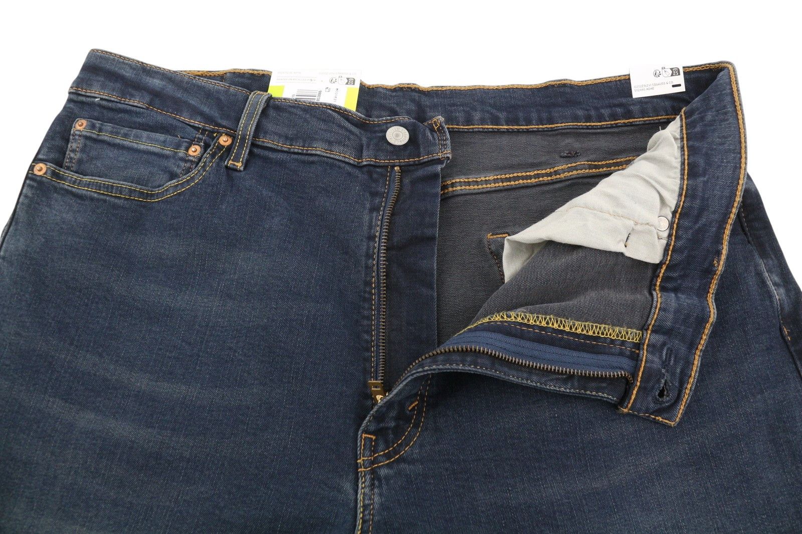 Levi's 512 W40/L32 Blue Faded Slim Taper Stretch Jeans 87074 Size US 40 / EU 56 - 5 Thumbnail
