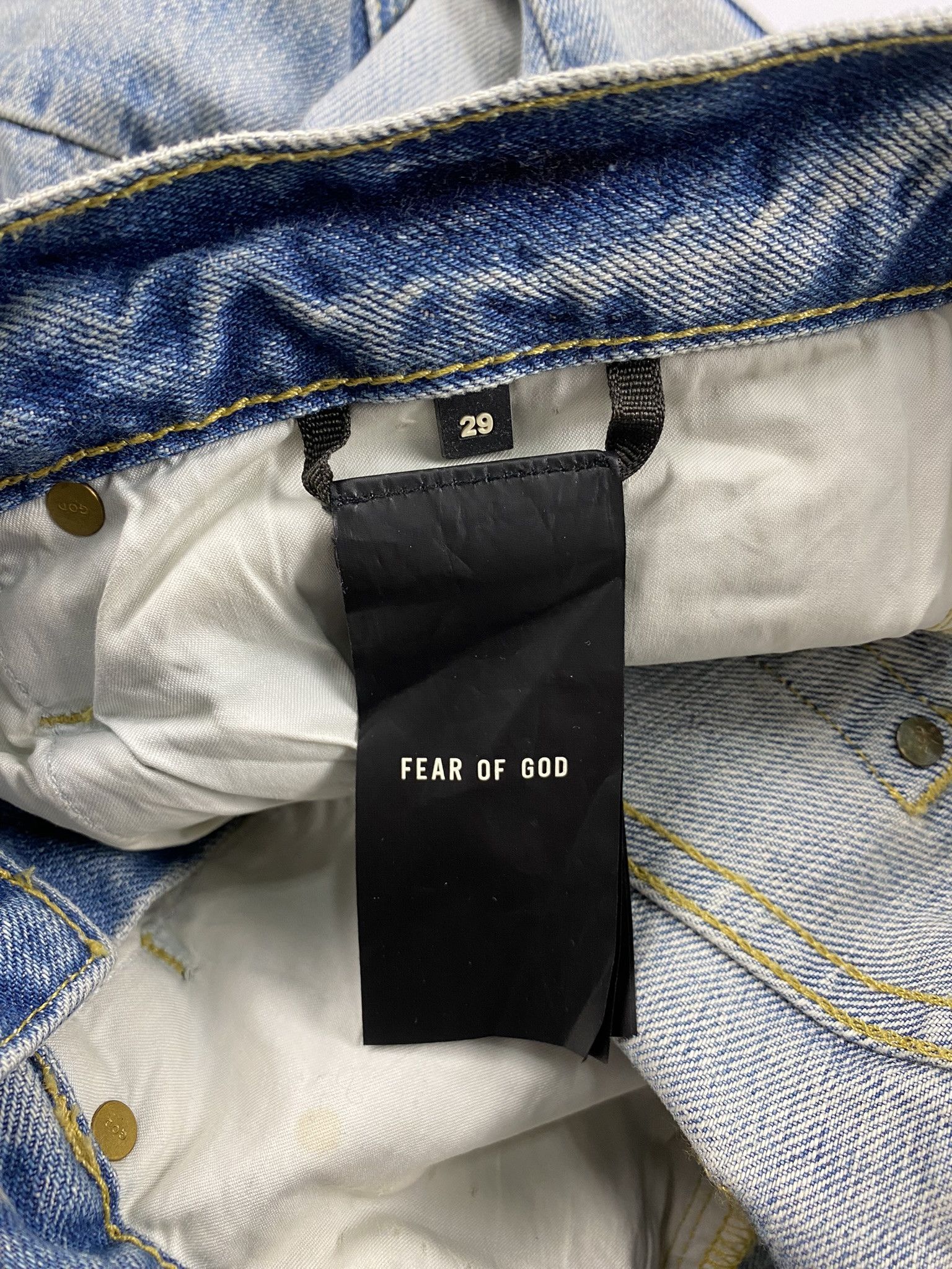 Fear of God Fear of God Sixth Collection Strap Denim Size US 29 - 9 Thumbnail