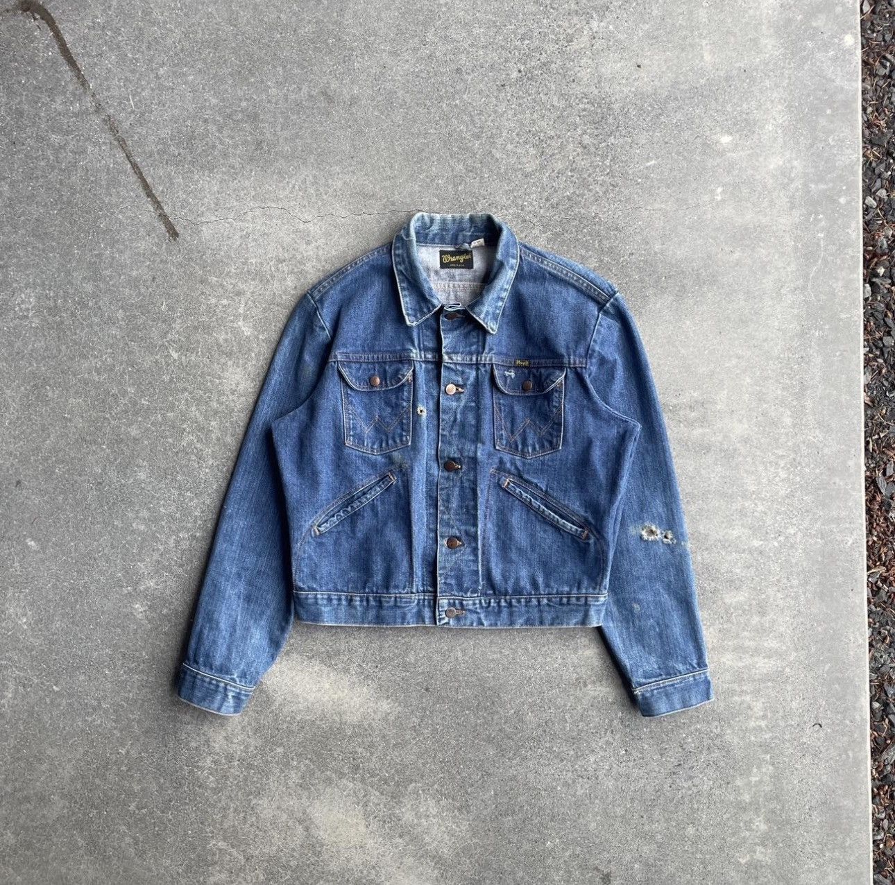 Wrangler Vintage wranglers denim jacket Size US M / EU 48-50 / 2 - 1 Thumbnail