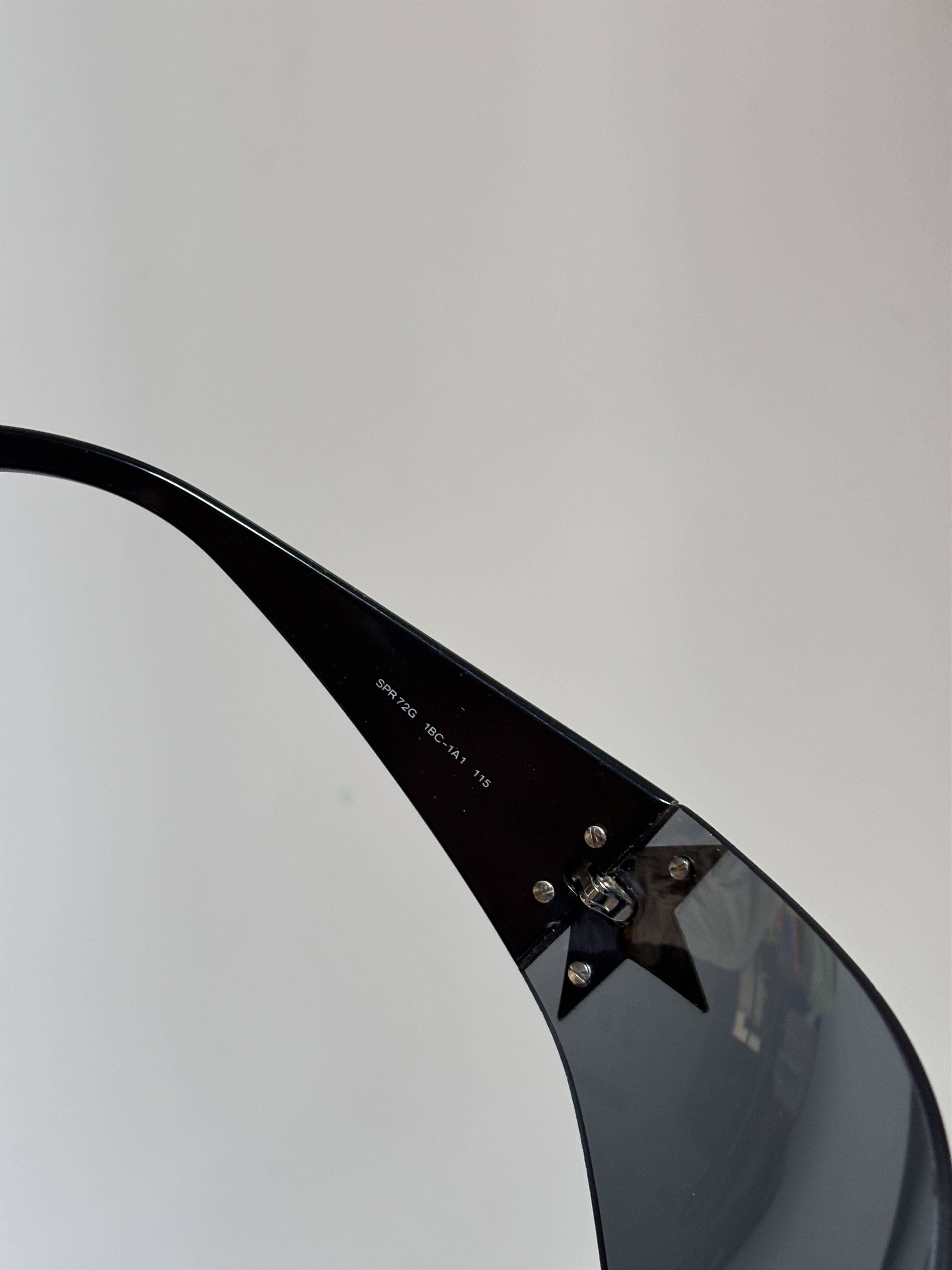 Prada Sunglasses Star 2004 Star White Ski Shield Mask Fire Size ONE SIZE - 8 Thumbnail