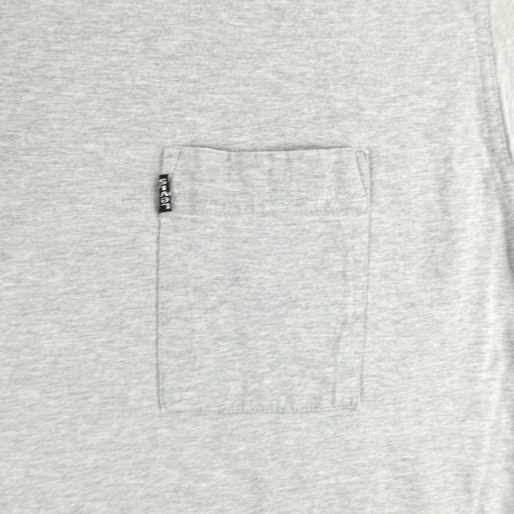 Levi's VINTAGE Levi's Shirt 90s Gray Baggy Crew Neck Short Sleeve Mens 2XL XXL Cotton One Pocket USA Size US XXL / EU 58 / 5 - 3 Thumbnail