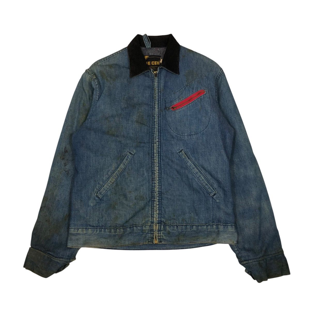 🔥VINTAGE 50’s DENIM JACKET DEE CEE USA MADE BLANKET TALON