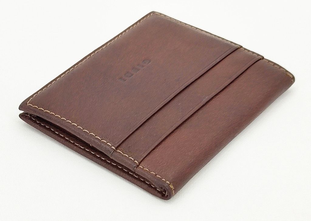 Leather GIUDI brown leather card holder with coin case Size ONE SIZE - 4 Thumbnail