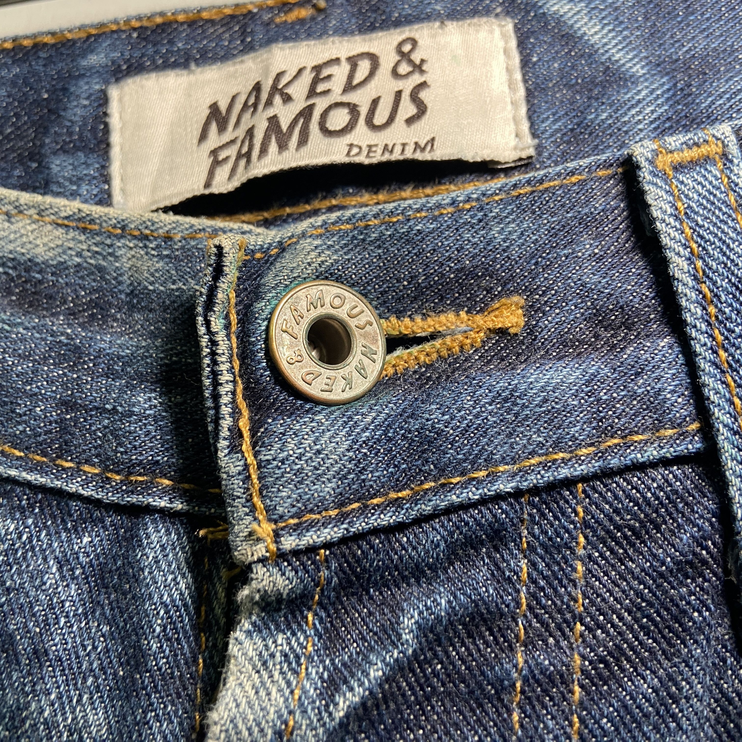 Naked & Famous Naked & Famous Selvedge Distressed Jeans Size US 32 / EU 48 - 4 Thumbnail
