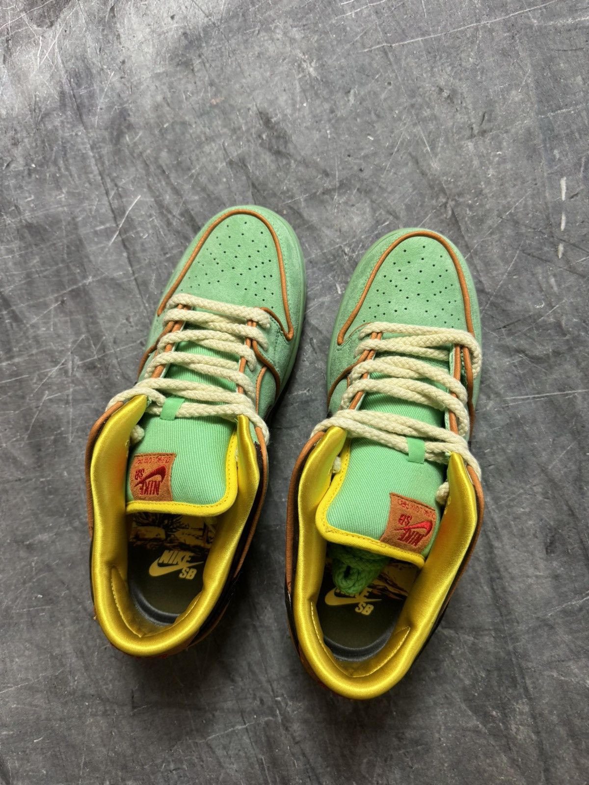Nike Nike SB Dunk Low Rodeo Tourmaline Size US 11 / EU 44 - 3 Thumbnail