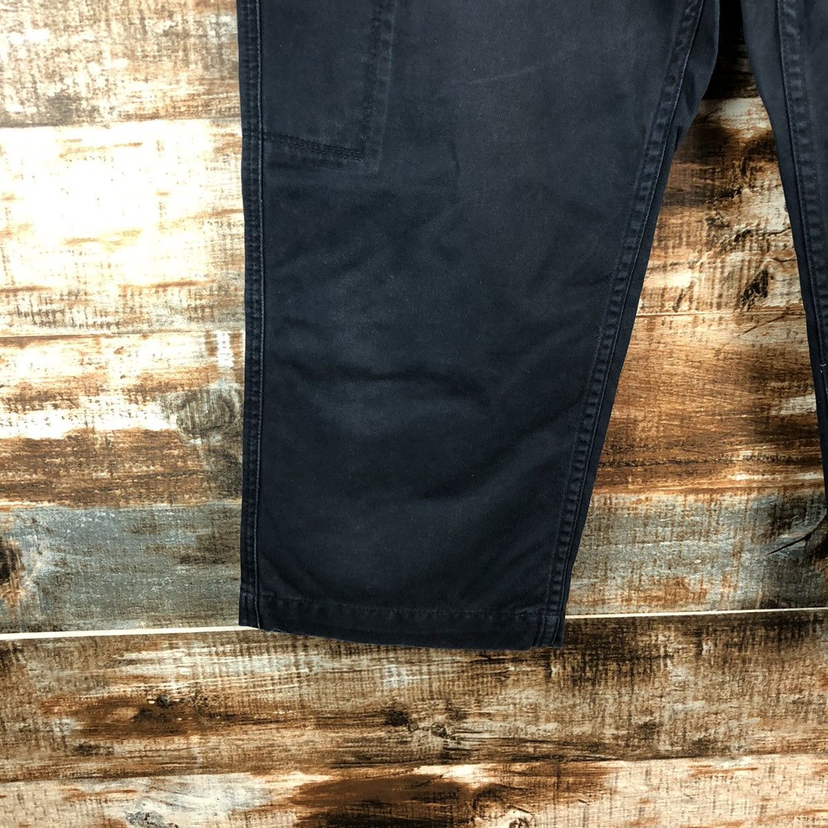 Japanese Brand Japanese Brand Dark Blue Cropped Pants #A2429 Size US 32 / EU 48 - 11 Thumbnail