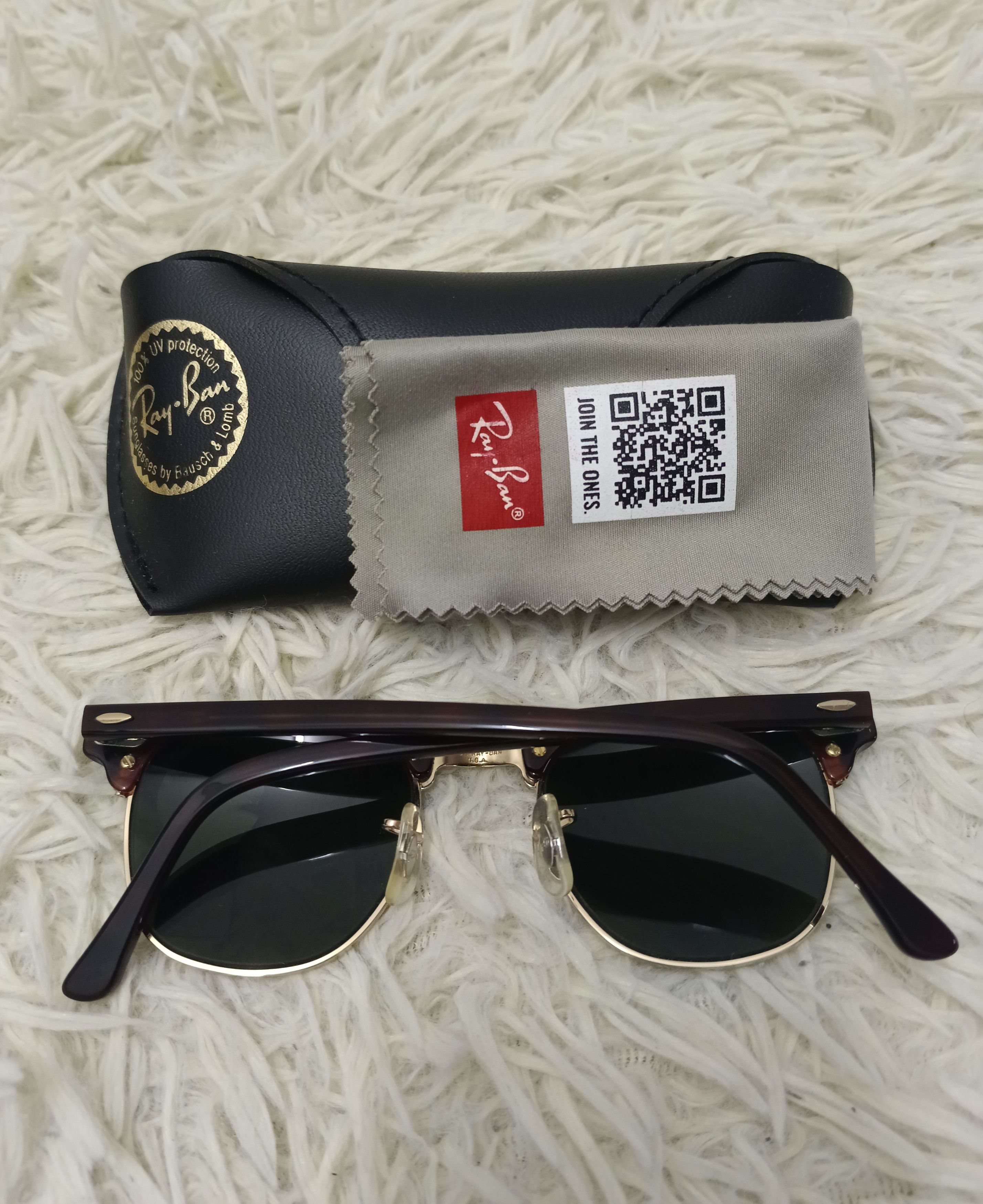 RayBan BRUCE WILLIS RAYBAN CLUBMASTER 80s Size ONE SIZE - 3 Thumbnail