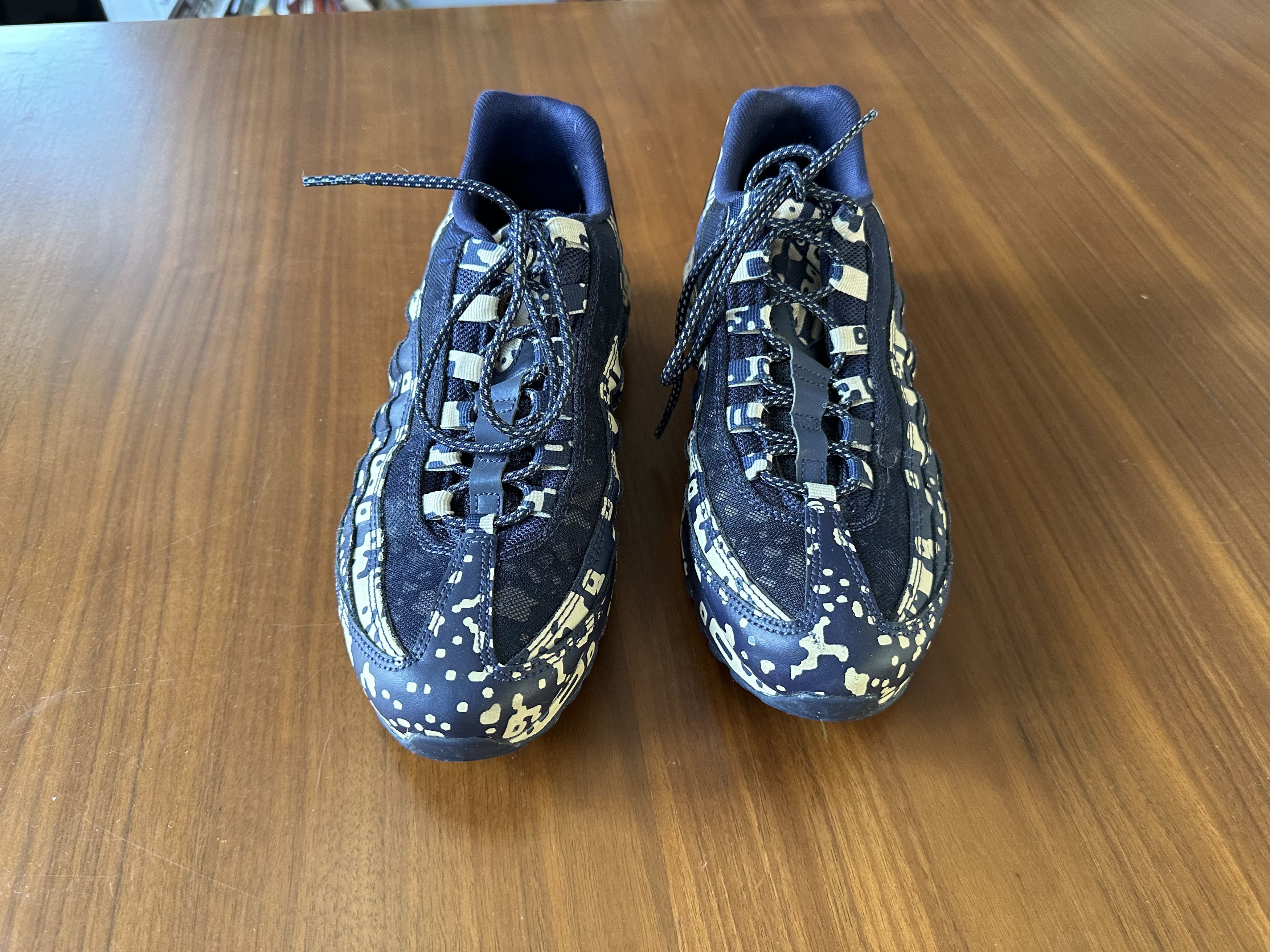 Nike Size 8 - Nike Air Max 95. Nike x Cav Empt Black Navy Camo Size US 8 / EU 41 - 7 Thumbnail