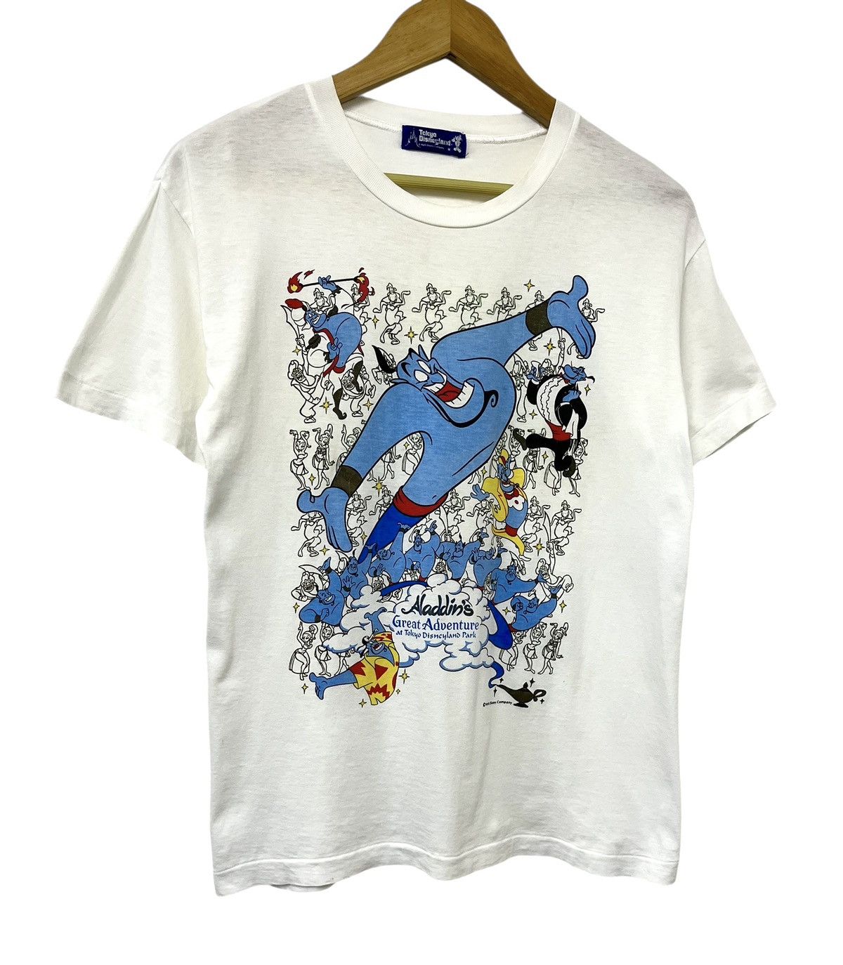 Cartoon Network VINTAGE 90s ALADDIN GENIE WALT DISNEY CARTOON MOVIE TSHIRT Size US M / EU 48-50 / 2 - 2 Thumbnail