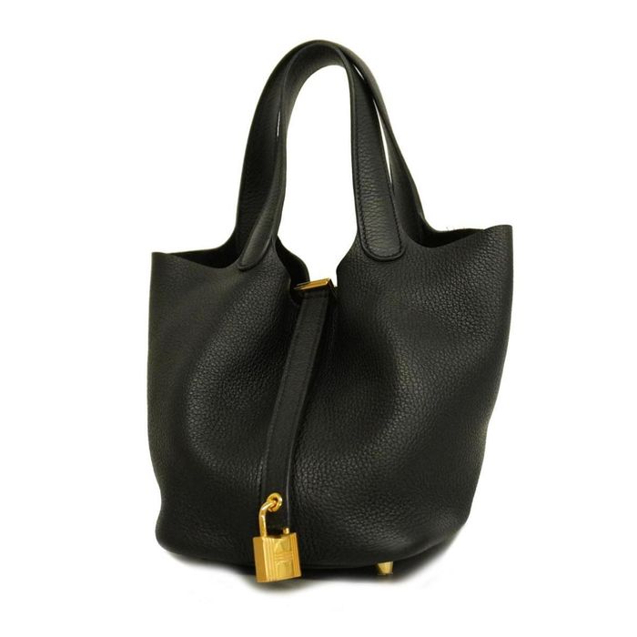 Hermes HERMES Handbag Picotan Lock PM D Engraved Taurillon Clemence