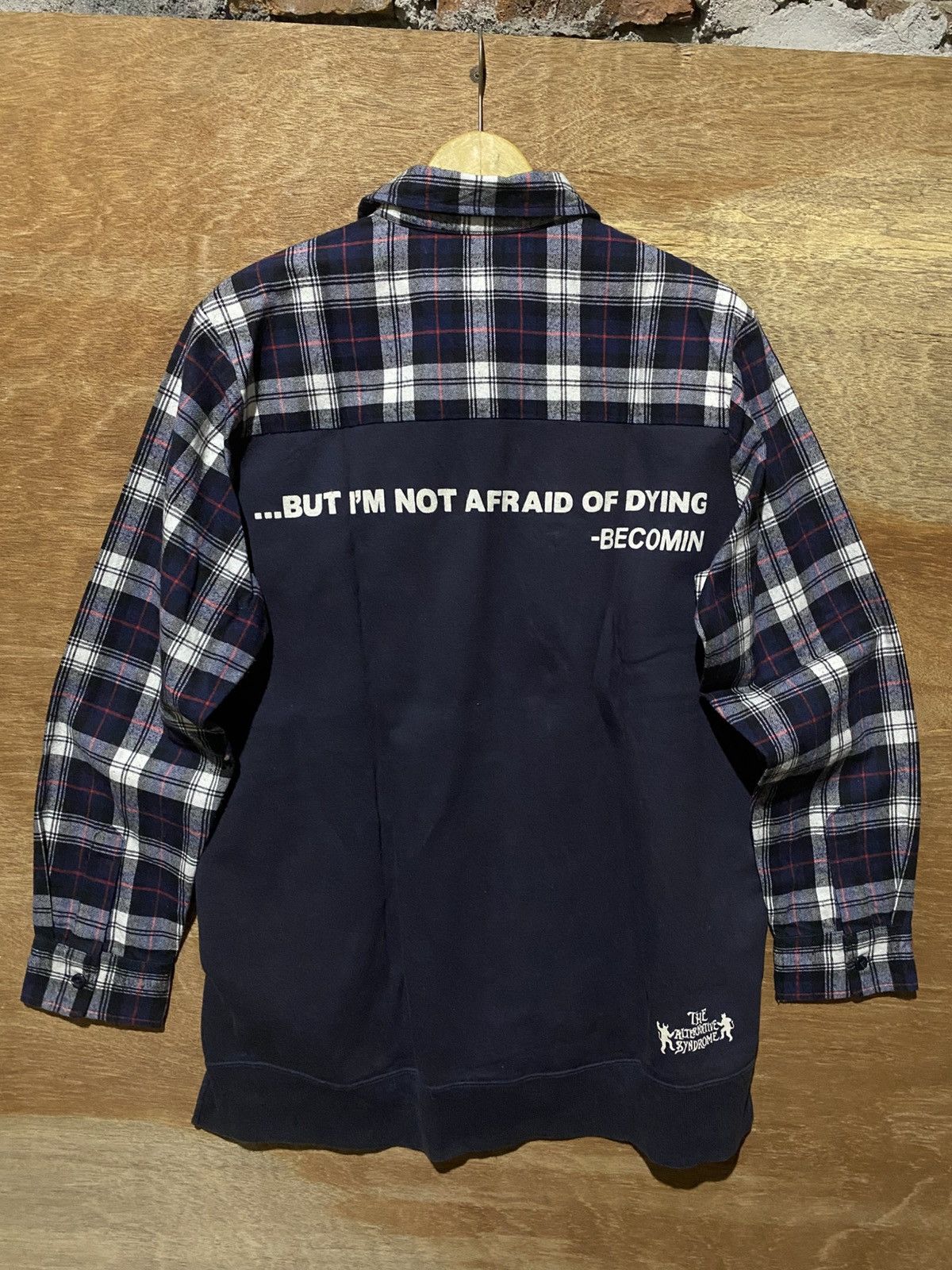 Japanese Brand 💸BINDING OFFER💸 SLANG RNA.INC HYBIRD FLANNELSHIRT Size US L / EU 52-54 / 3 - 1 Thumbnail