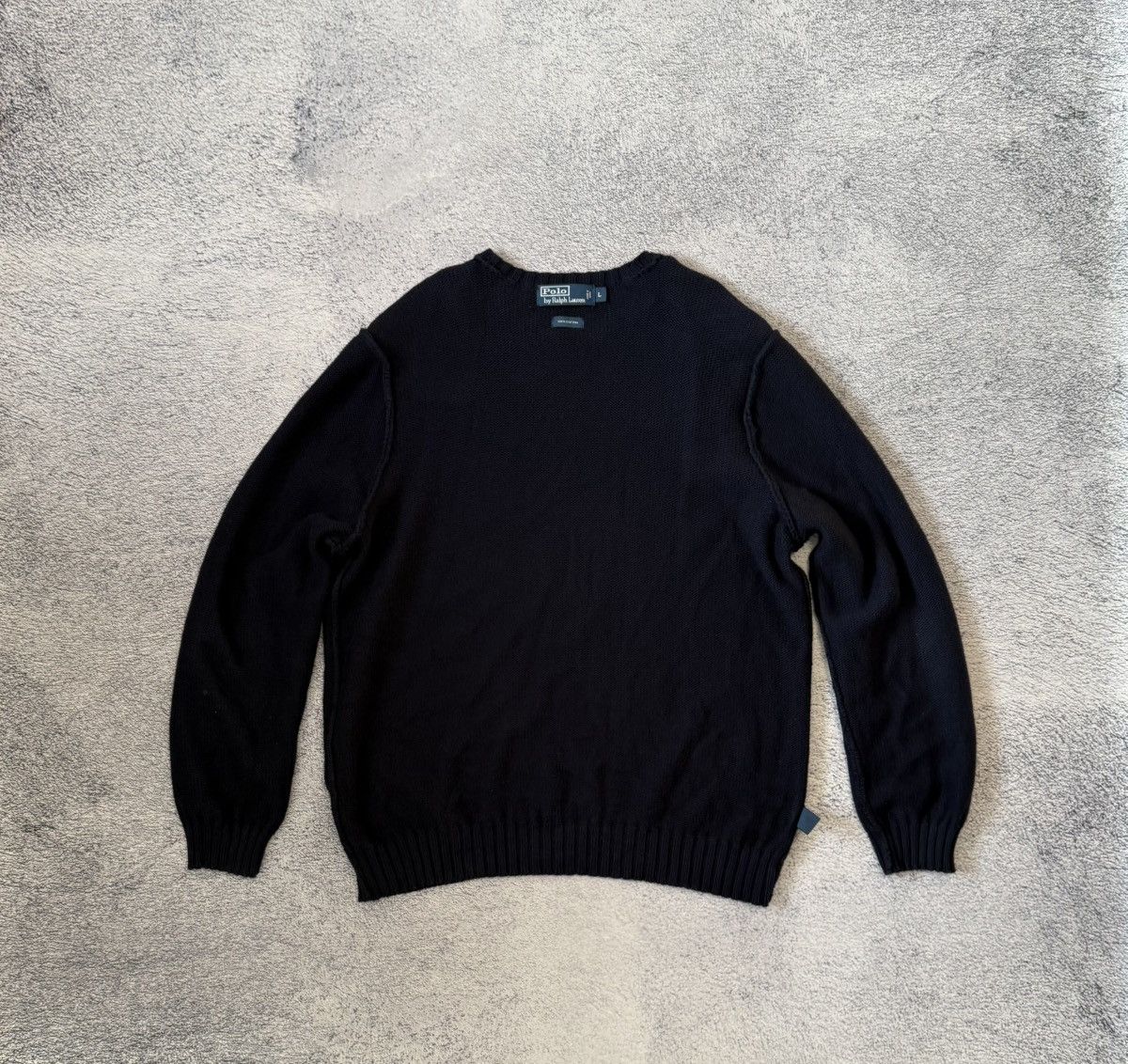 Polo Ralph Lauren Vintage Polo Ralph Lauren Sweater Navy Knit L Relaxed Size US L / EU 52-54 / 3 - 11 Thumbnail