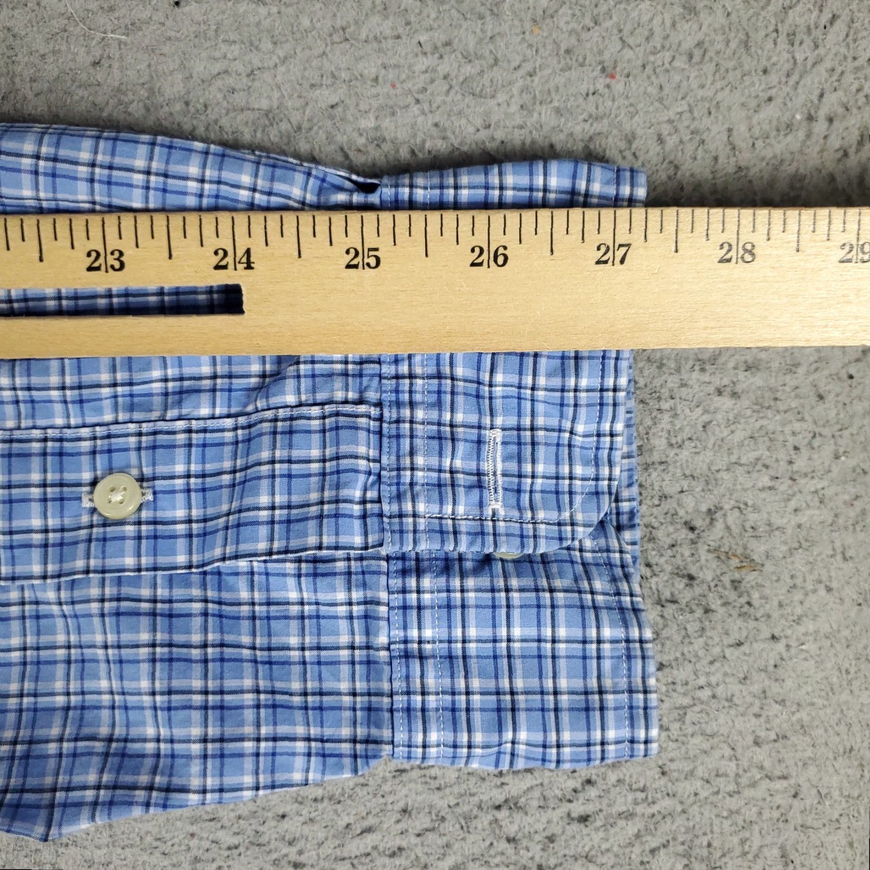 Ralph Lauren Ralph Lauren Shirt Men XL Blue Plaid Button-Up Long Sleeve Casual Button-Front Polo Pony Classic American Preppy wide fit Mens Size US XL / EU 56 / 4 - 7 Thumbnail