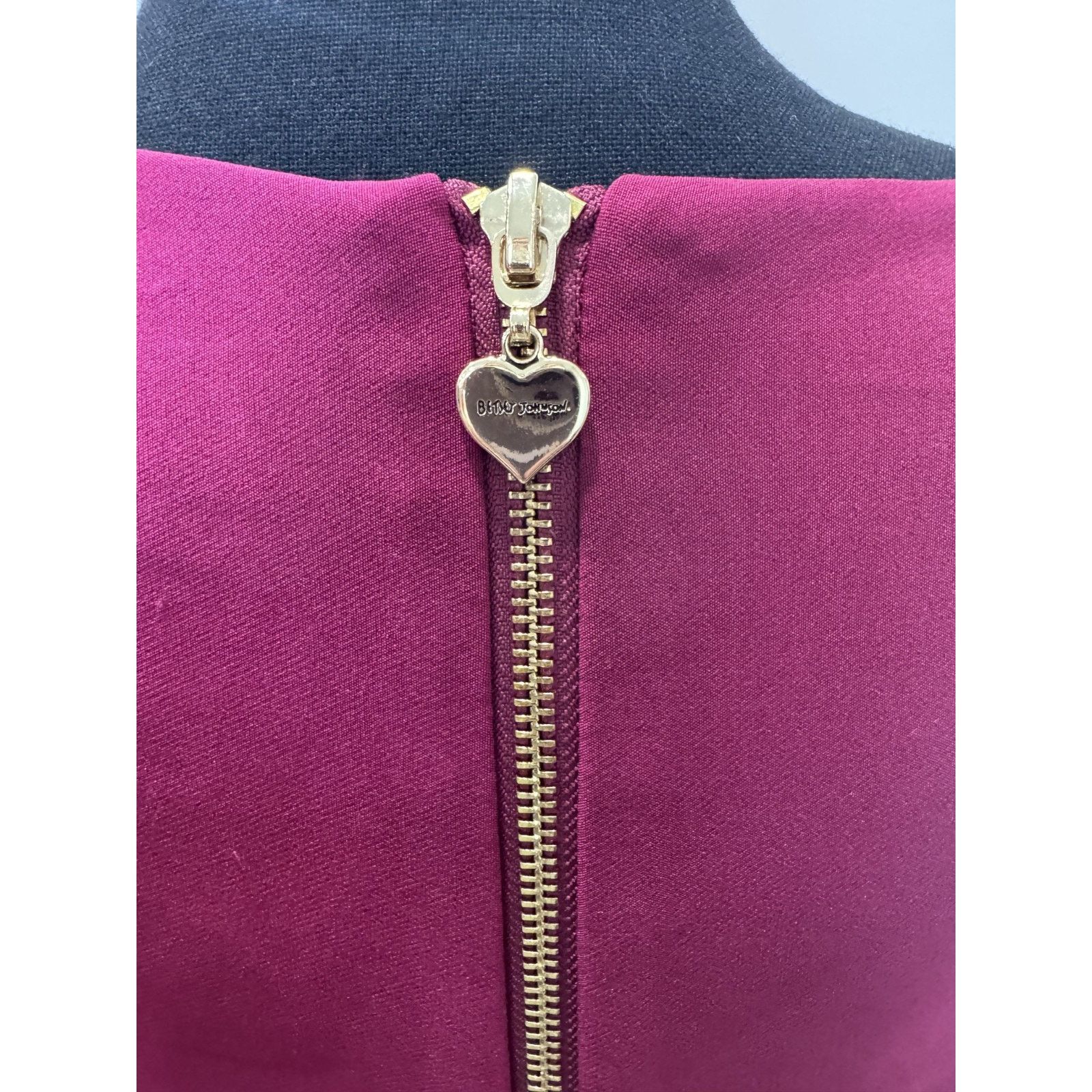 Betsey Johnson Y2K Betsy Johnson Dress Scalloped Hem Cap Sleeves Fuchsia 6 Size M / US 6-8 / IT 42-44 - 3 Thumbnail
