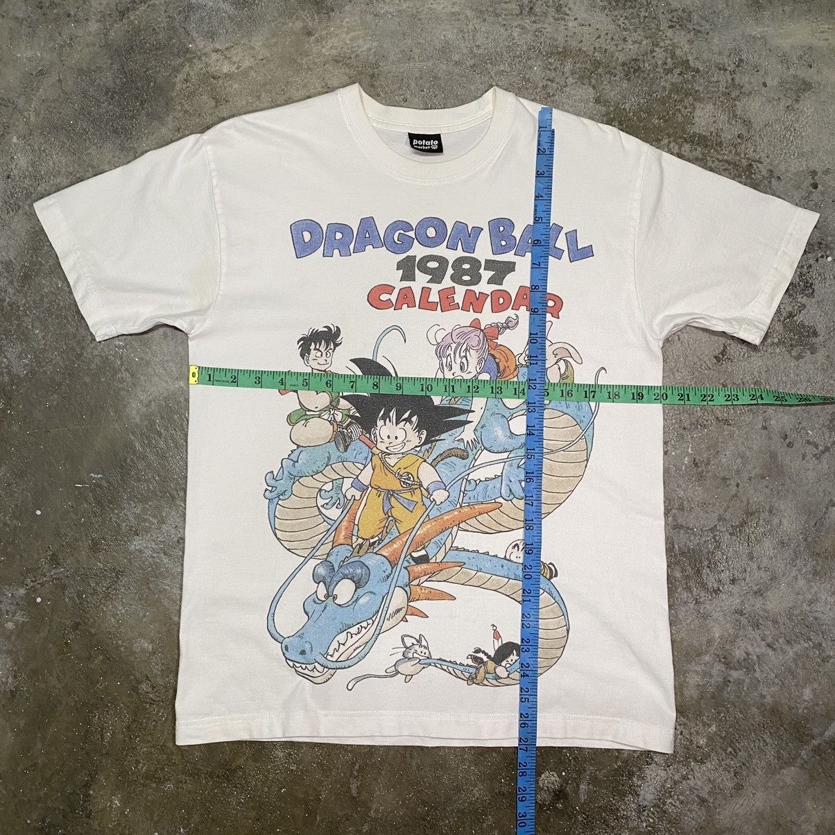Anime × Vintage 1987 DRAGONBALL ANIME T SHIRT MEDIUM SIZE Size US M / EU 48-50 / 2 - 12 Thumbnail