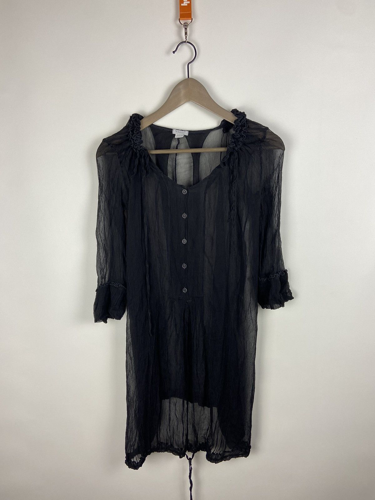 Vintage Transit Par Such Avant-Garde Silk Transparent Dress