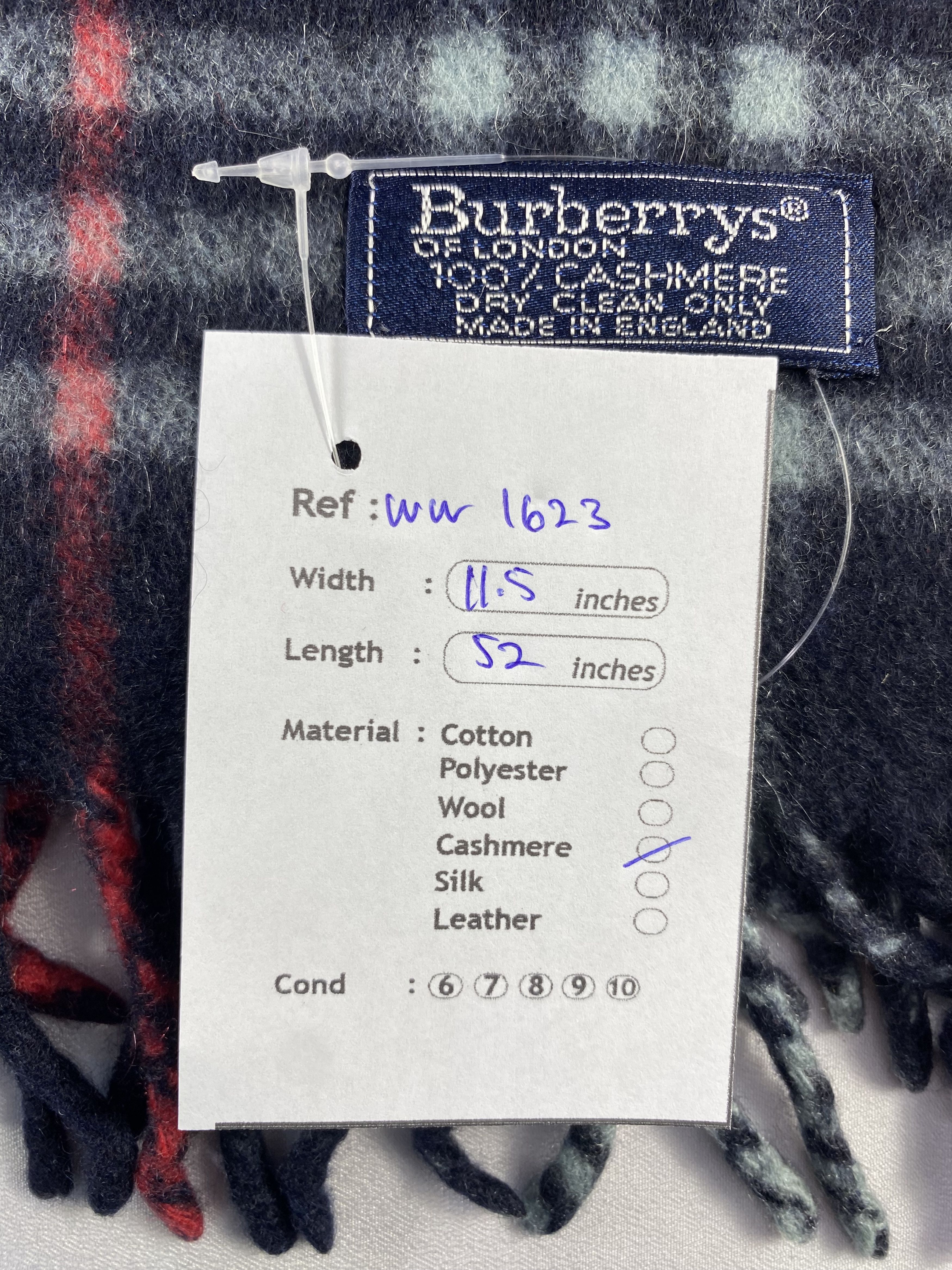 Burberry × Vintage Burberry Scarf / Muffler / Neckwear - WW1623 Size ONE SIZE - 5 Thumbnail