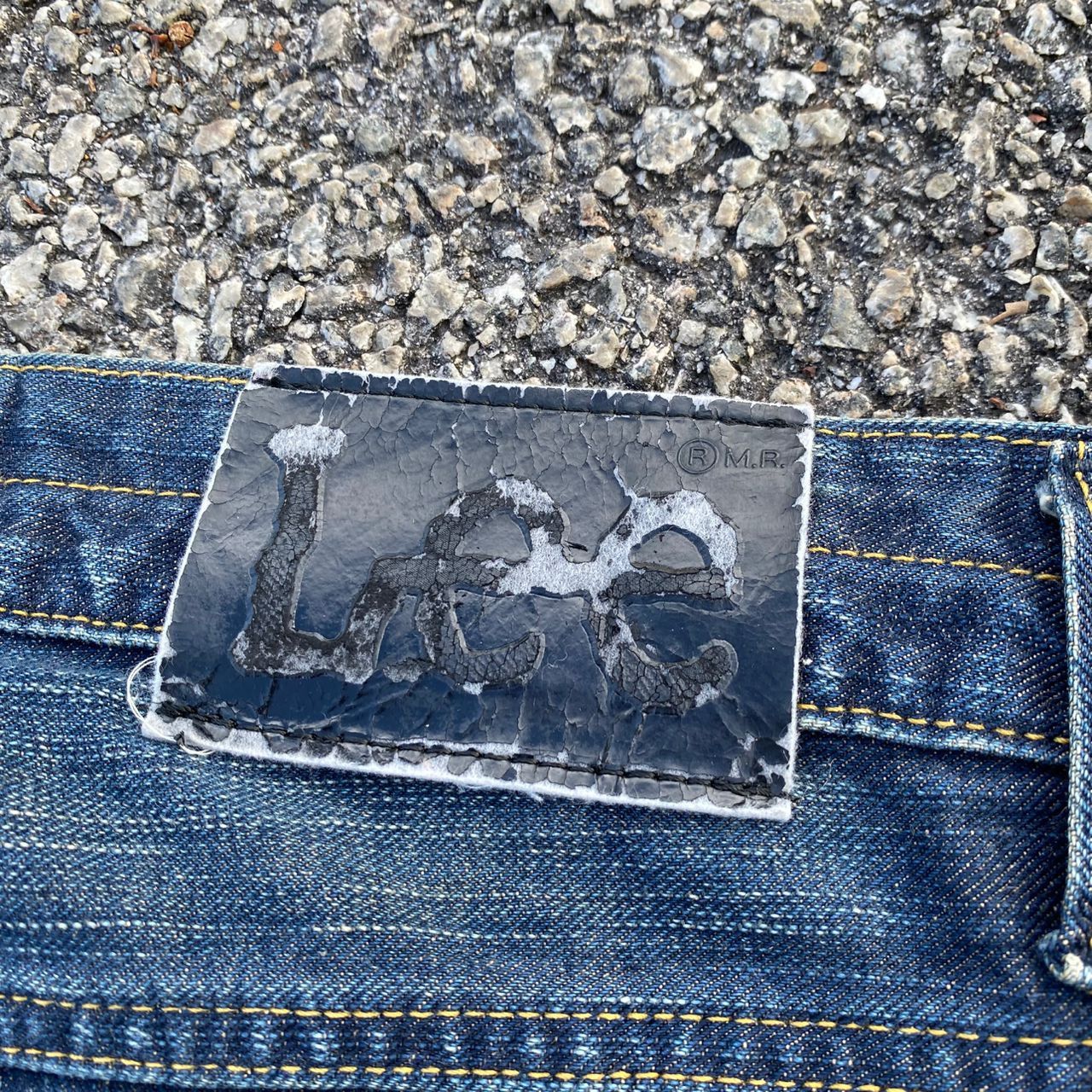 Lee 💥Flare💥Vintage Lee Riders Distressed Denim Size US 32 / EU 48 - 19 Thumbnail