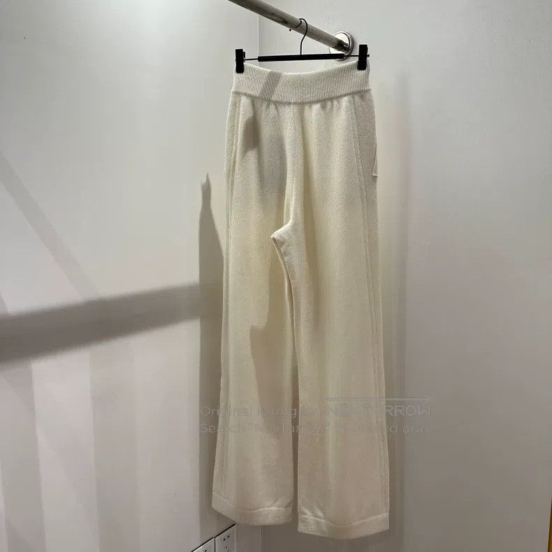 Hermes Hermes Solid color cashmere casual trousers Size 24" / US 00 / IT 34 - 2 Thumbnail