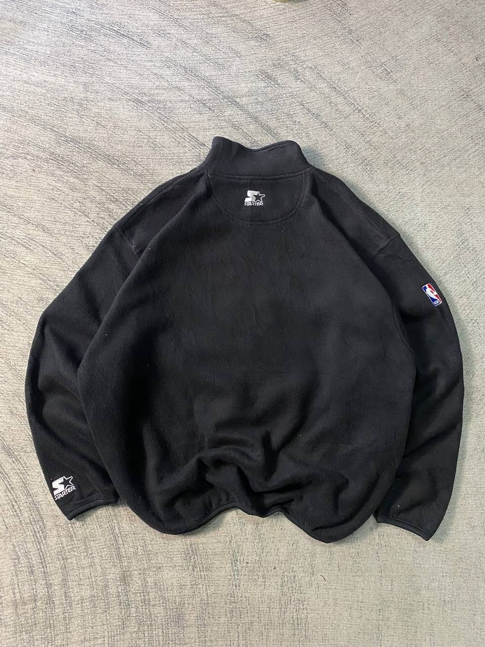 NBA × Starter Vintage NBA LA Lakers x Starter Half Zip Fleece Pullover Size US XL / EU 56 / 4 - 10 Thumbnail