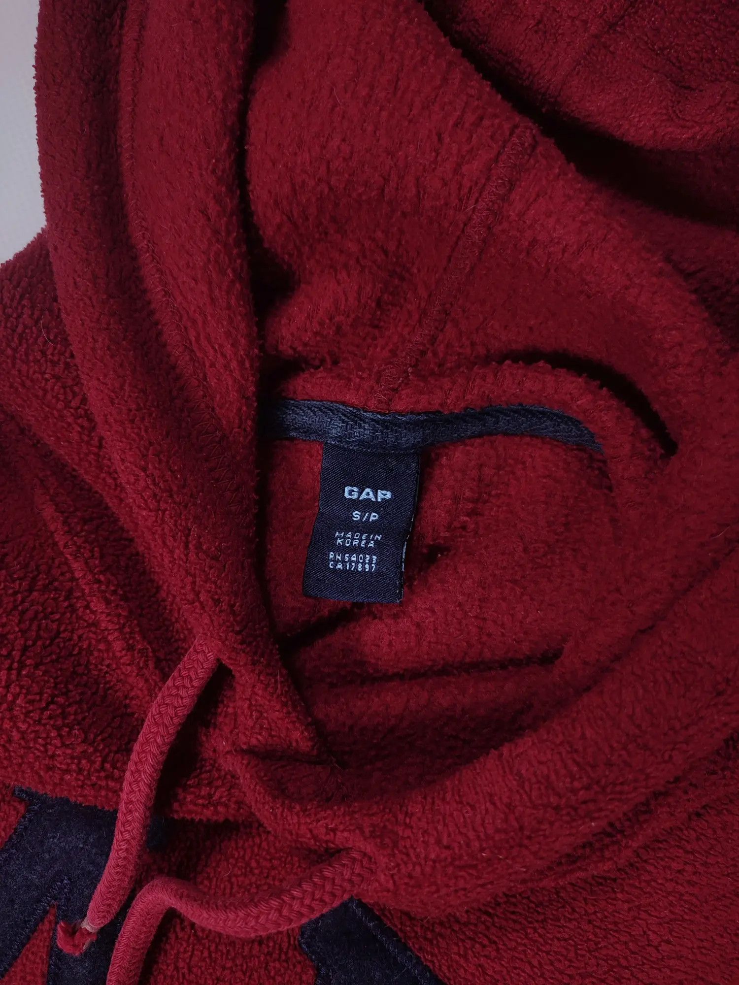 Gap × Vintage GAP Logo fleece distressed hoodie Size US S / EU 44-46 / 1 - 9 Thumbnail