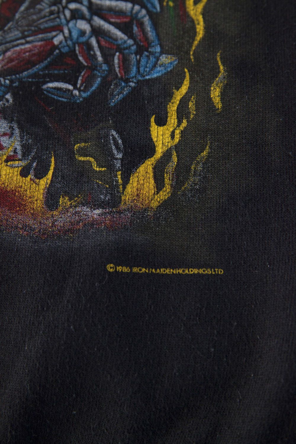 Vintage 1986 Iron Maiden Somewhere In Time sweatshirt Size US L / EU 52-54 / 3 - 6 Thumbnail