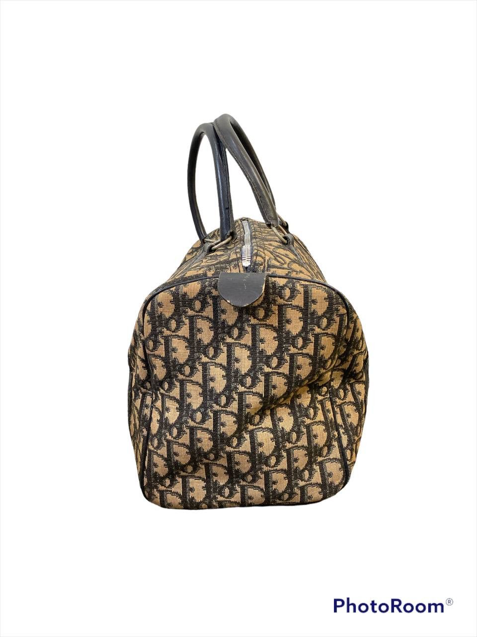 Christian Dior Monsieur × Dior vintage christian dior leather monogram bowling handbag Size ONE SIZE - 4 Thumbnail