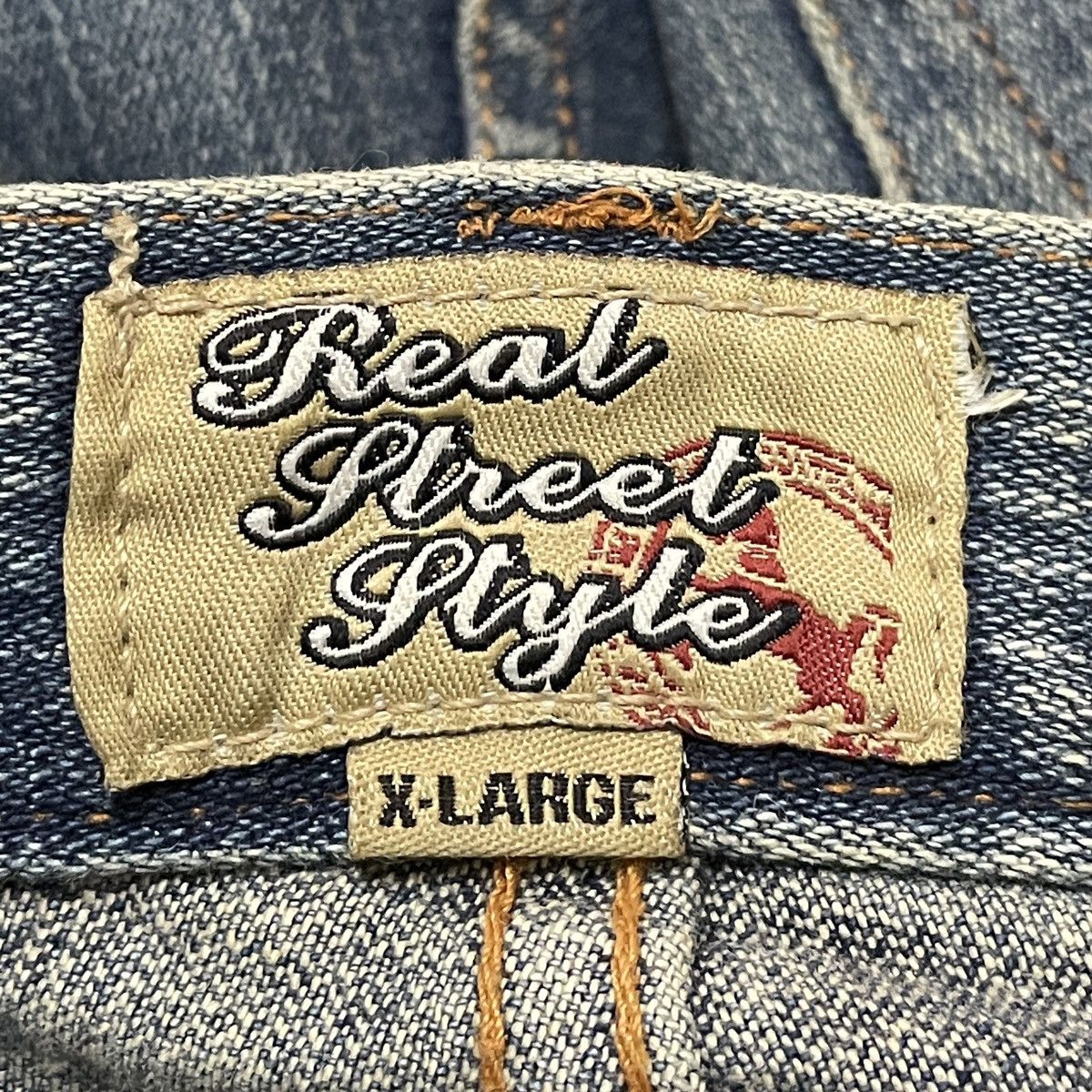 Very Rare Design Vintage Brand Real Street Style Jeans 2000s