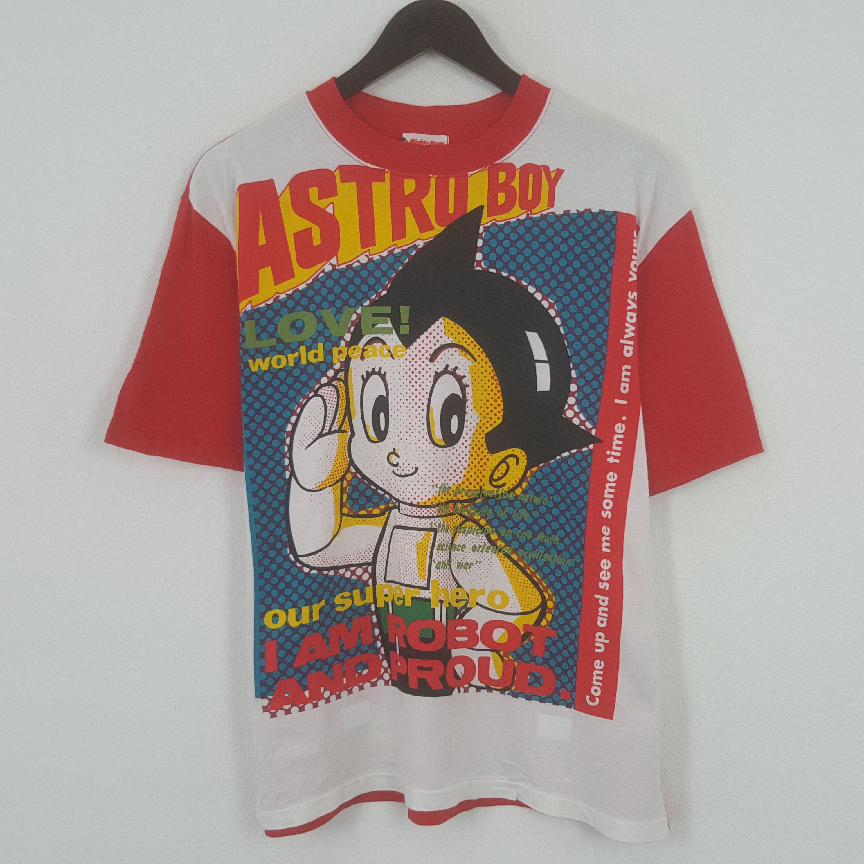 Cartoon Network × Japanese Brand × Vintage Vintage Mighty Atom Astro Boys Japanese Cartoon Tshirt Size US L / EU 52-54 / 3 - 1 Thumbnail