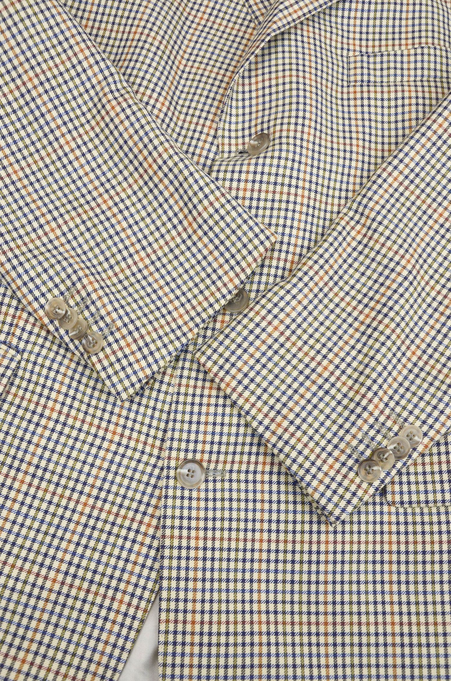 Burberry Burberry London Checked Wool-Silk Blazer – EU54 Size 44R - 3 Thumbnail