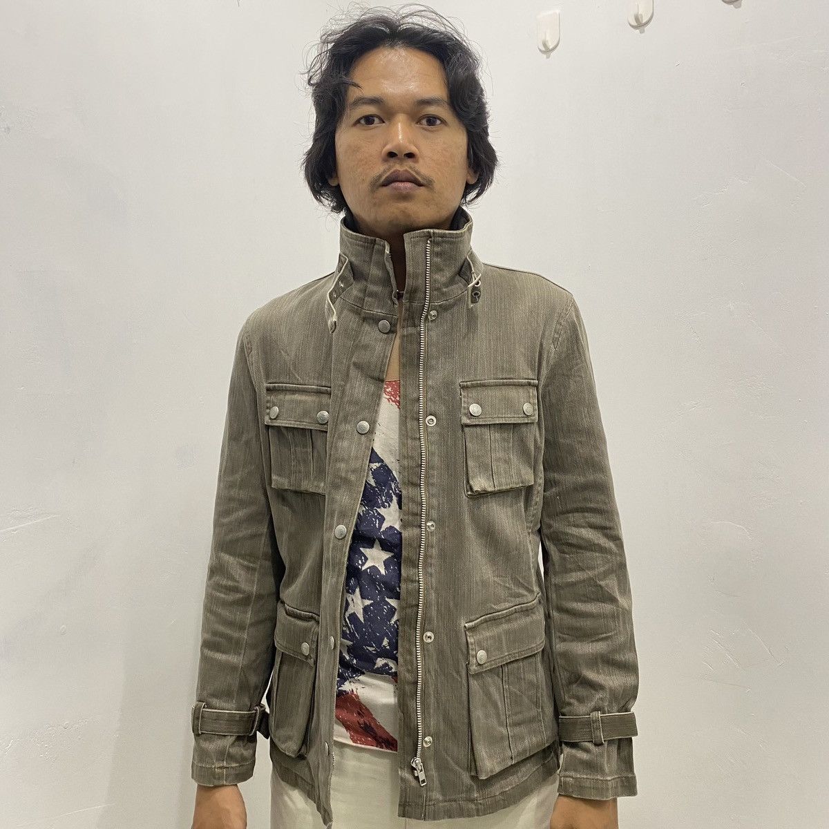MCM × Vintage VINTAGE MCM JAPAN SERIES DENIM PARKAS JACKET Size M / US 6-8 / IT 42-44 - 3 Thumbnail