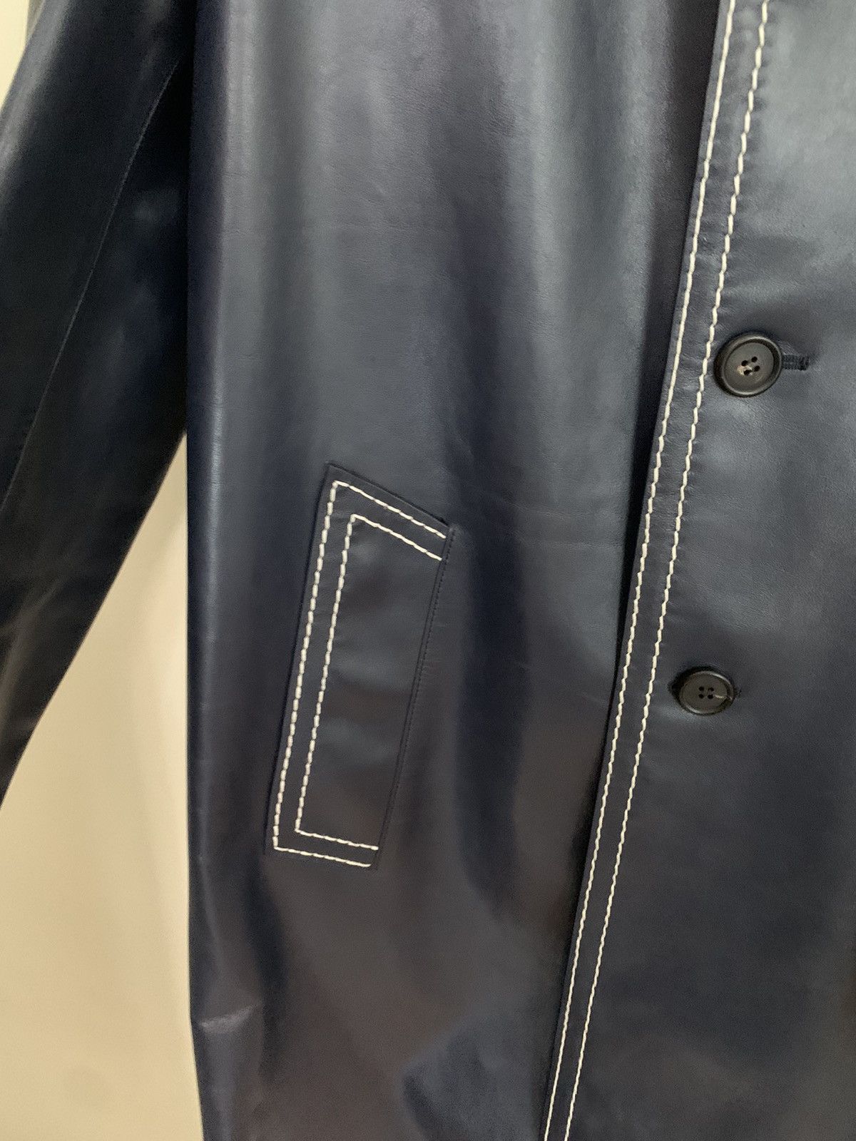 Prada Iconic Prada Leather Coat Size US S / EU 44-46 / 1 - 3 Thumbnail