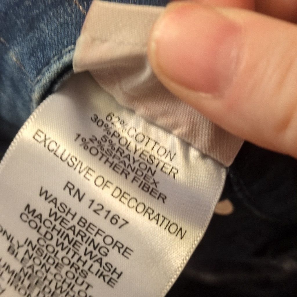 Other Laurie felt metallic pinstripe ankle skinny jeans size 12P Size 34" / US 12 / IT 48 - 6 Thumbnail